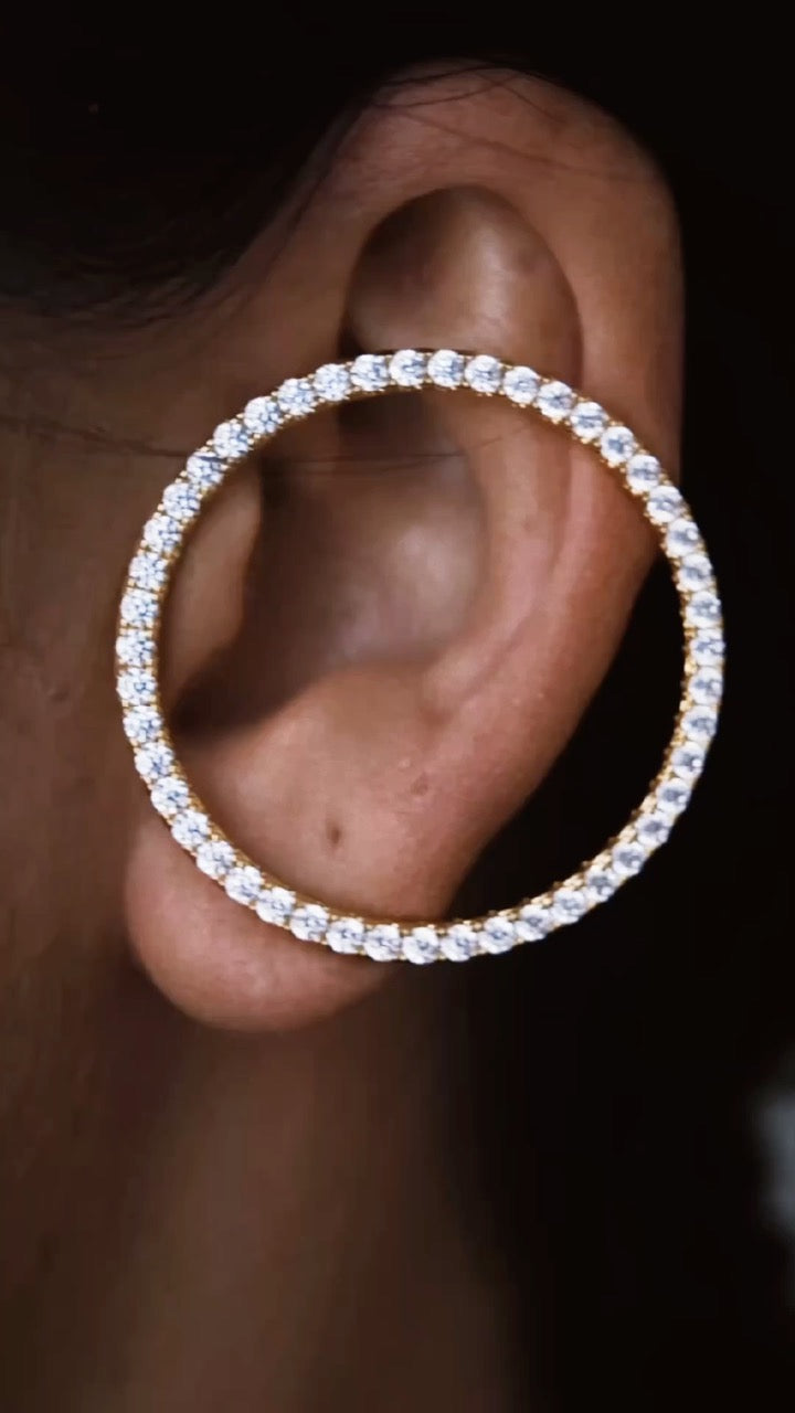 Kay Diamond Earstud-Goud/Zilver