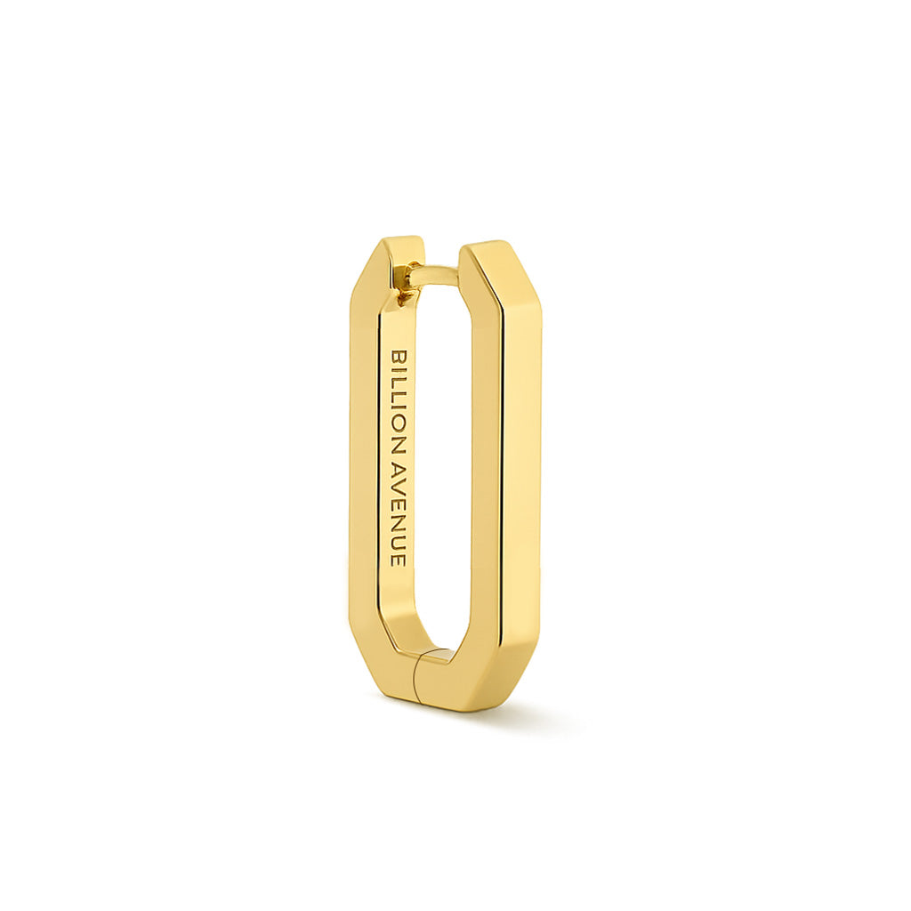 Octa Short Earring-Goud/Zilver