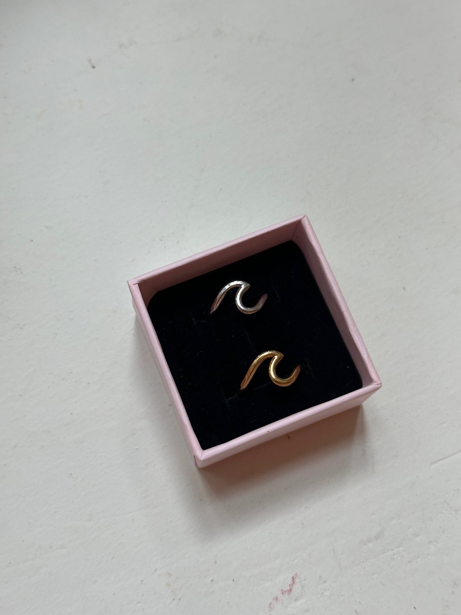 Little Wave Ring-Goud/Zilver