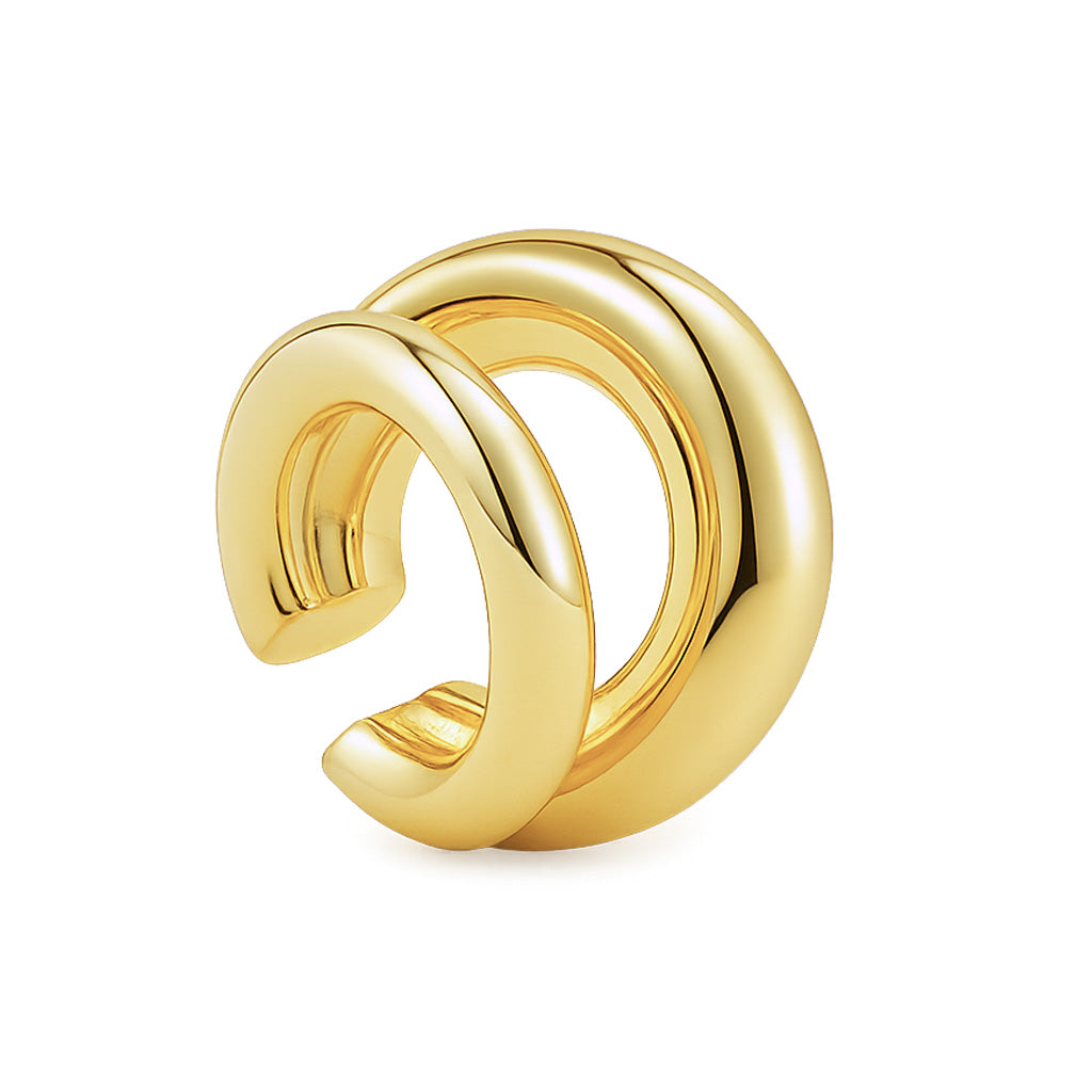 Double Kos Earcuff-Goud/Zilver