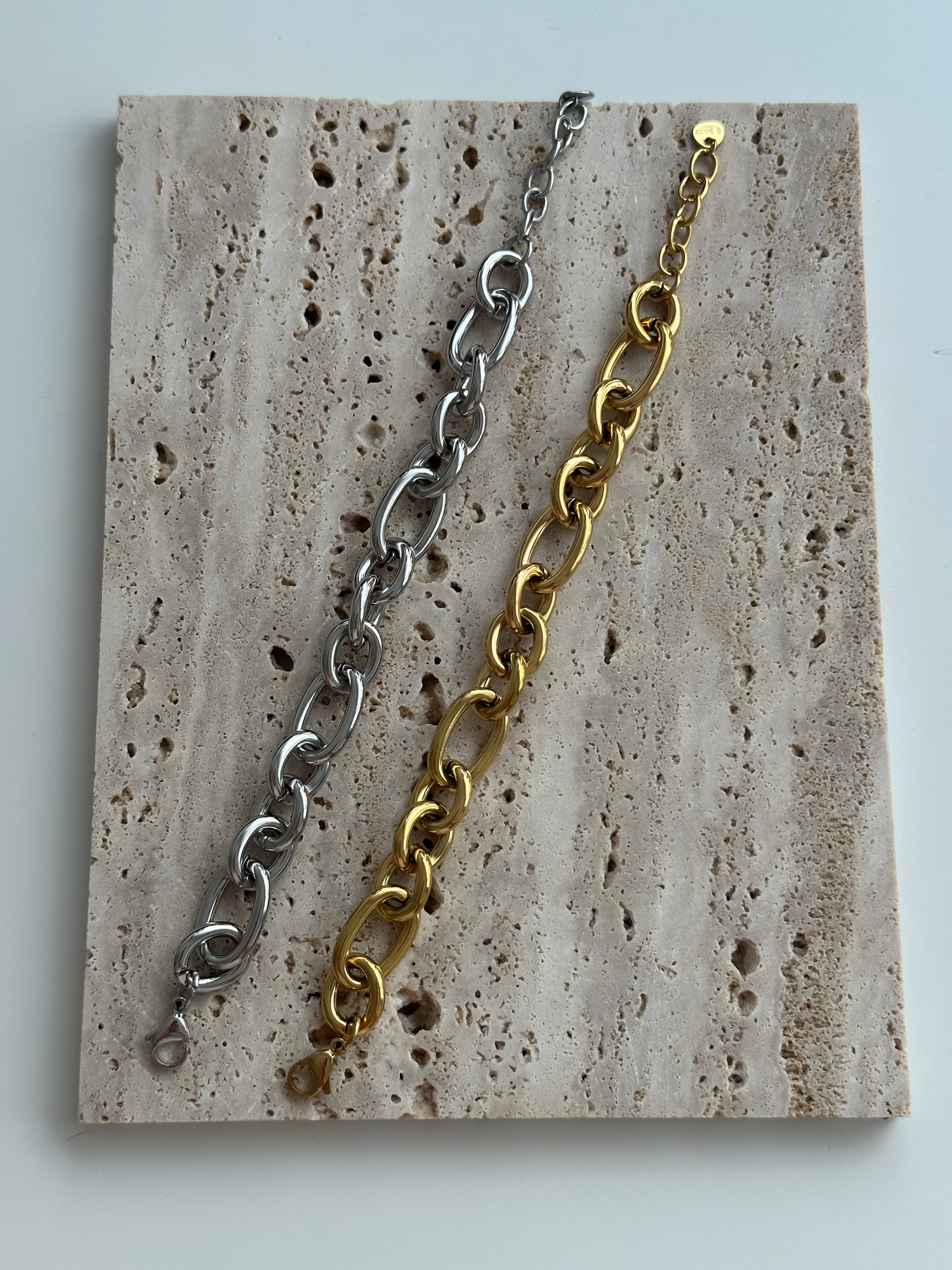 Judith Chain Bracelet-Goud/Zilver
