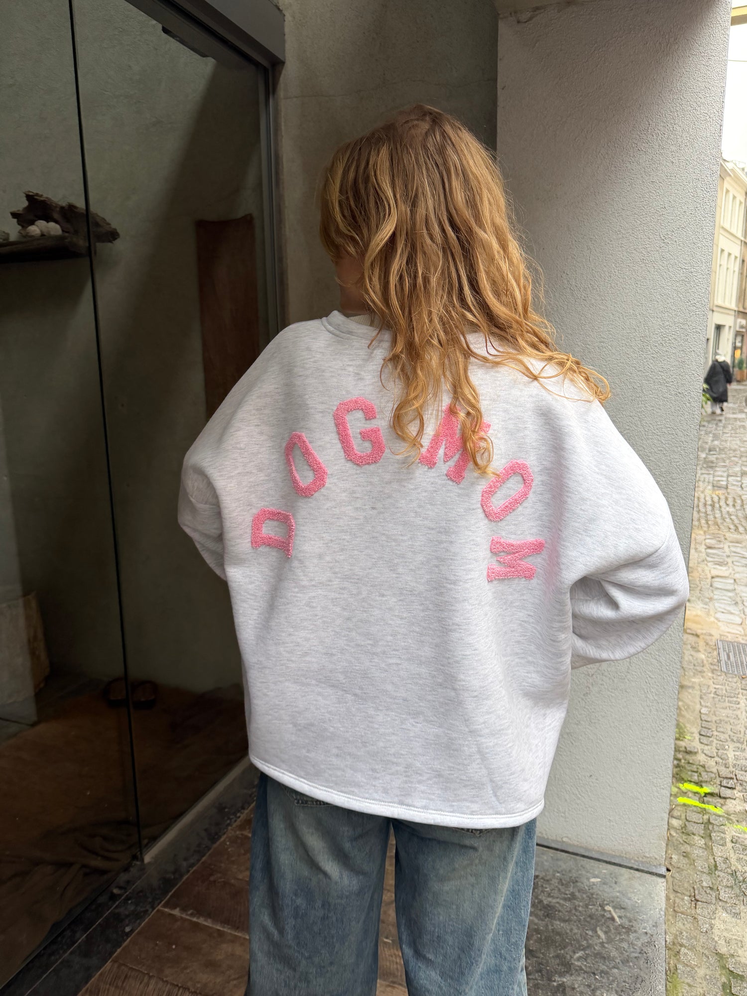 Dog Mom Sweater Pink