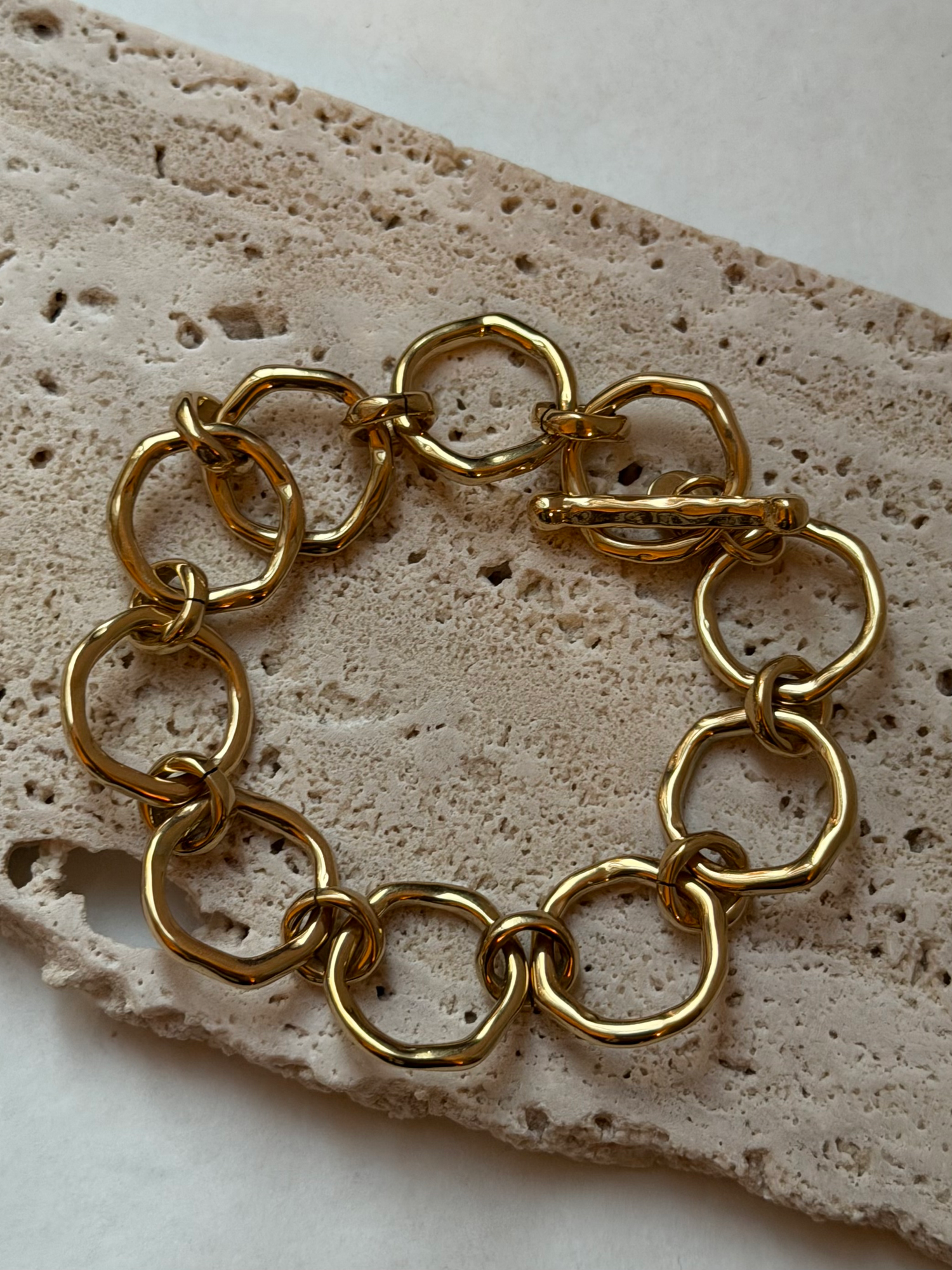 Rough Circle Bracelet