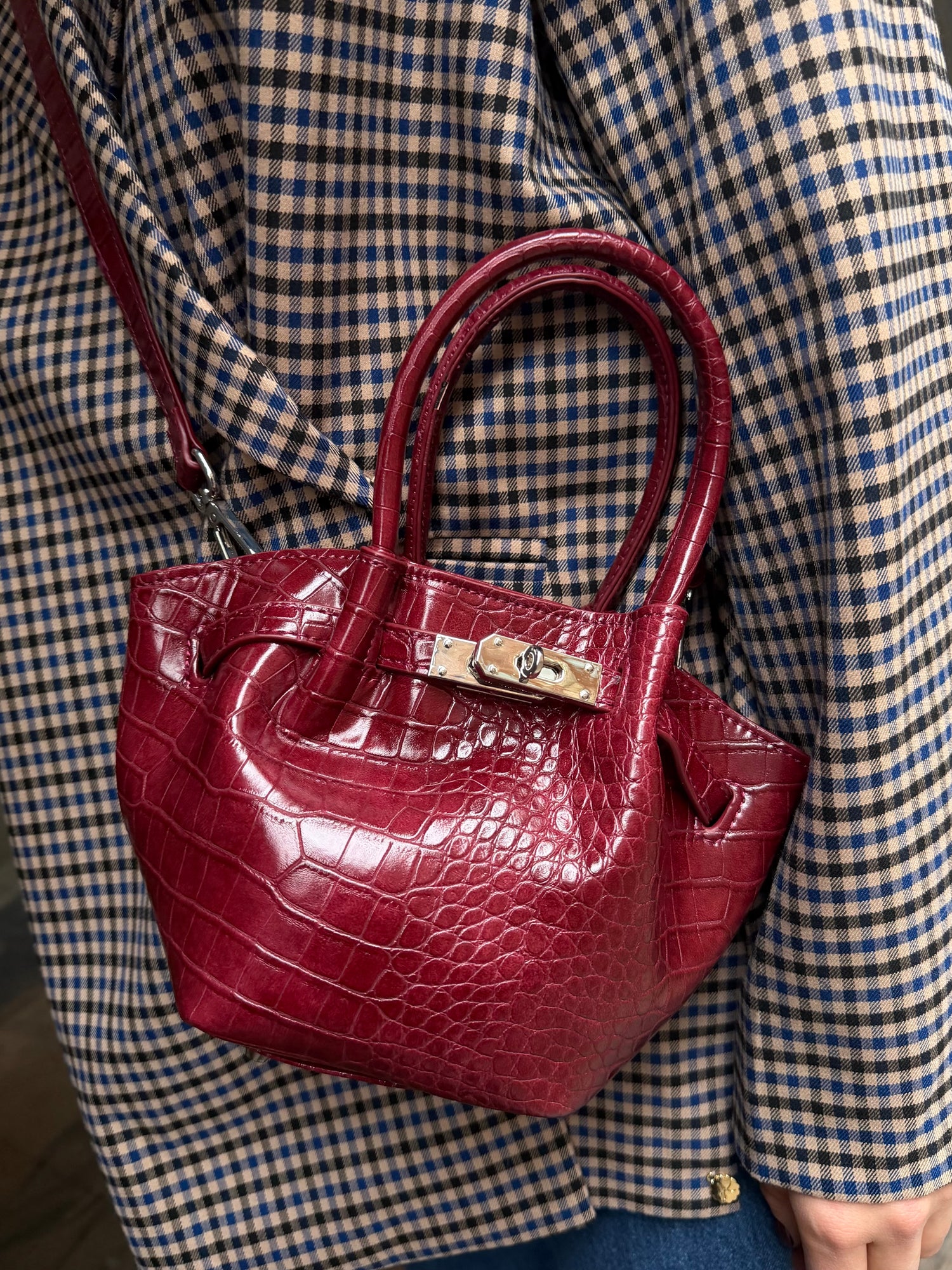 Noella Mini Dee Bag Bordeaux