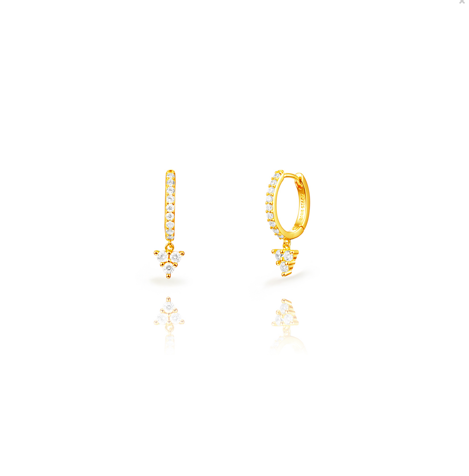 Triangle Hoop Earring-Verschillende kleuren