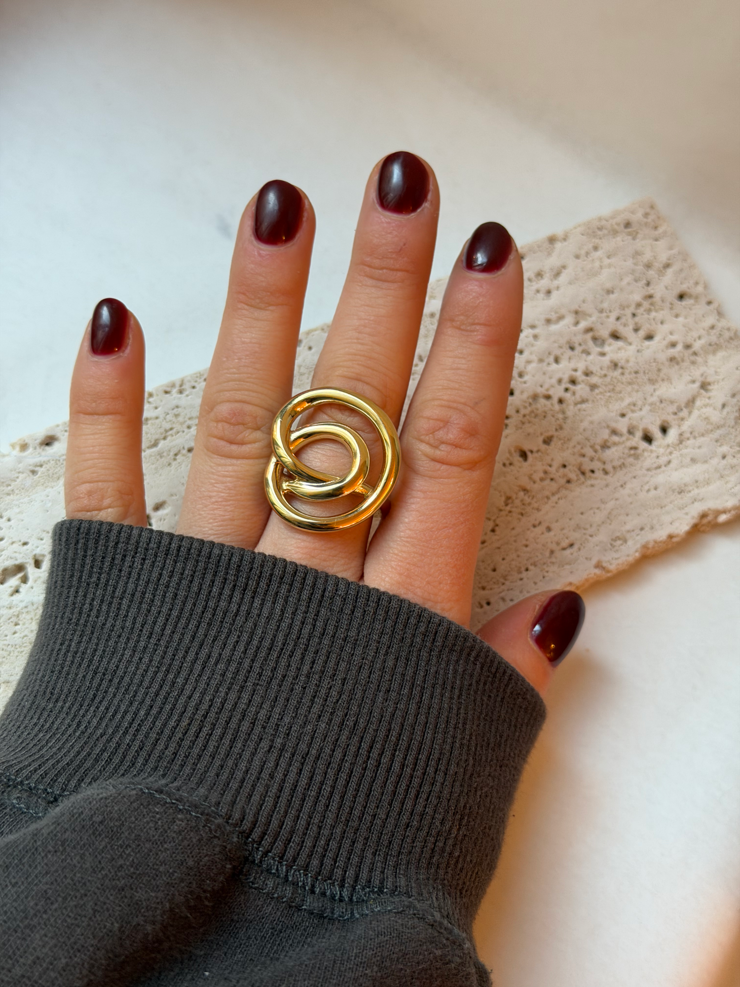Odette Swirl Ring