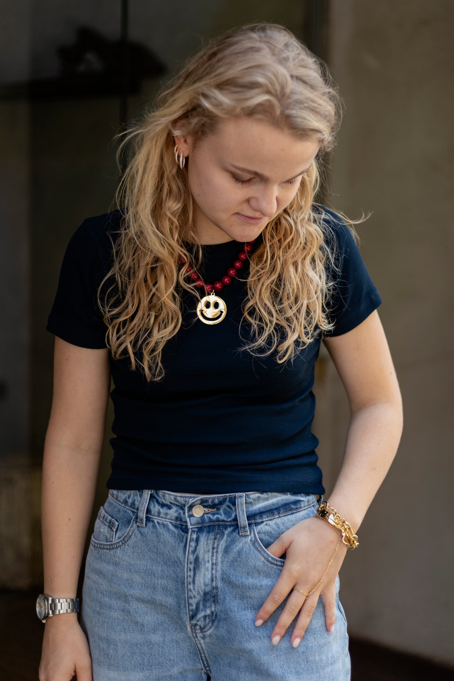 Envii Enally Blue Crop Top