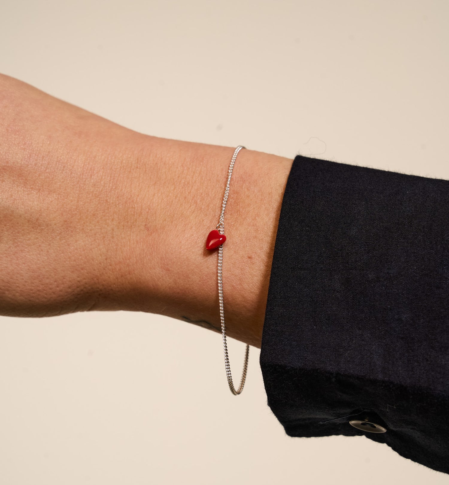 A&N Heart Beat Bracelet-Goud/Zilver