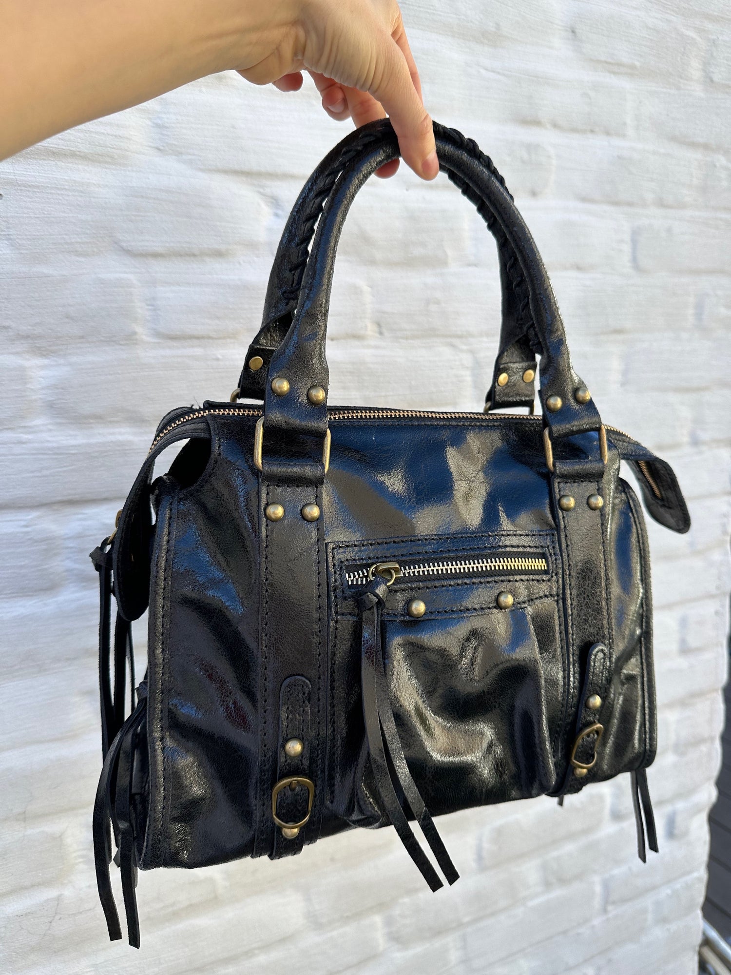 Kate Leather Bag Black