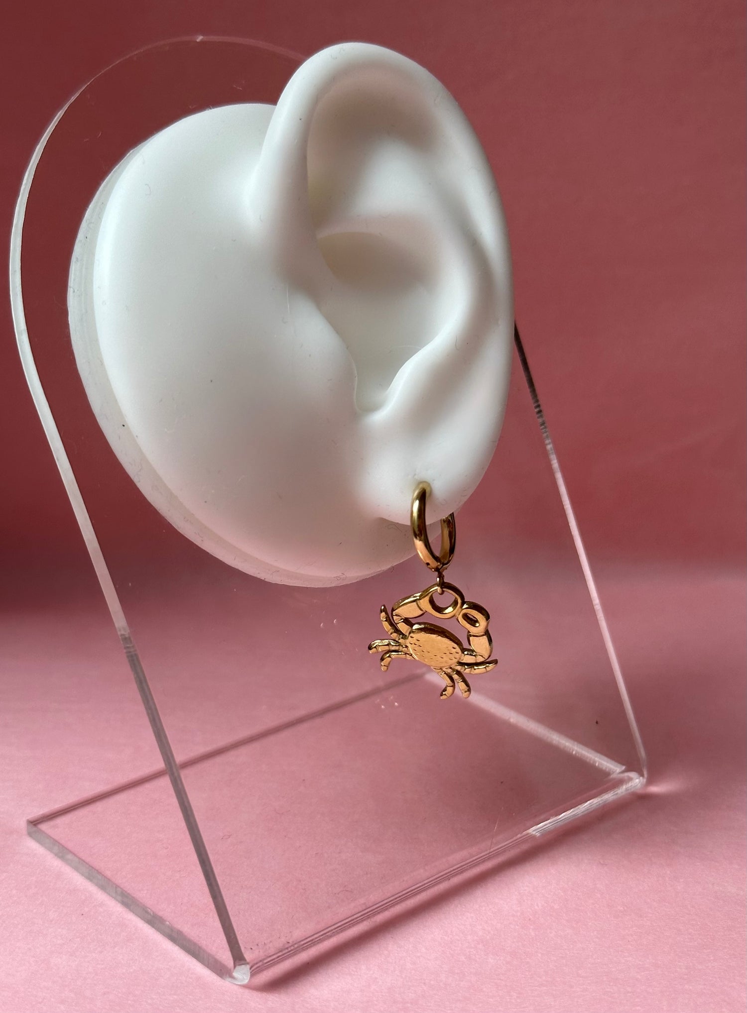 Little Golden Crab Earring