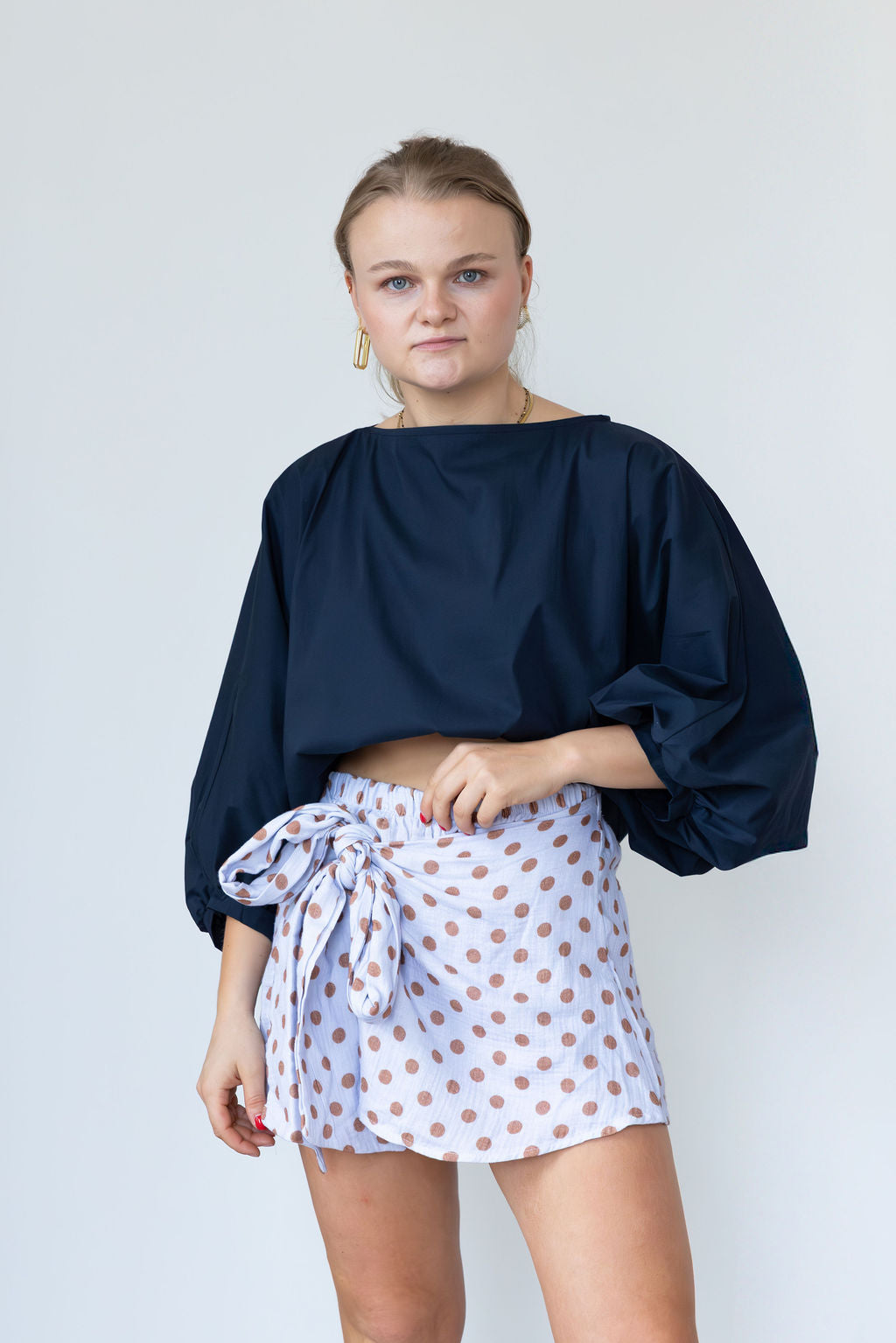 Phaedra Blouse Marine Blue