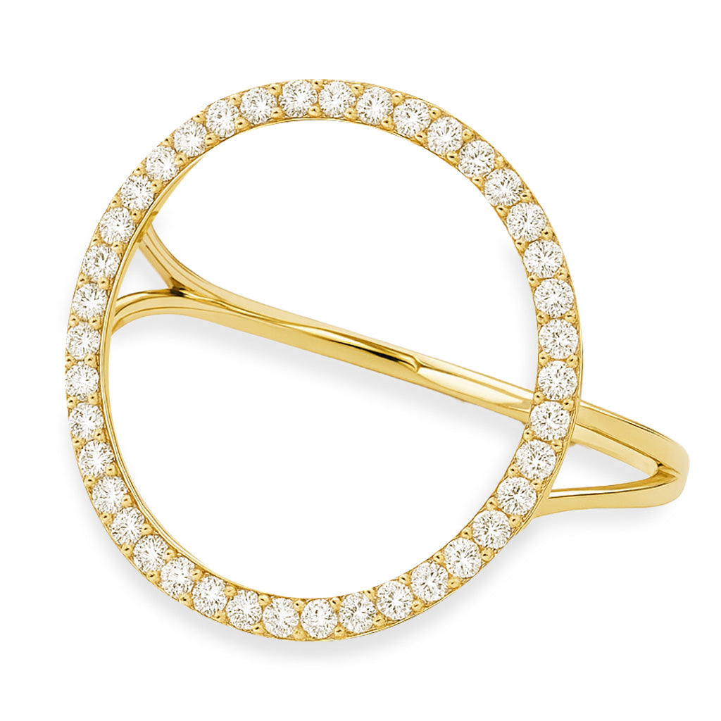 Joy Diamond Ring-Goud/Zilver