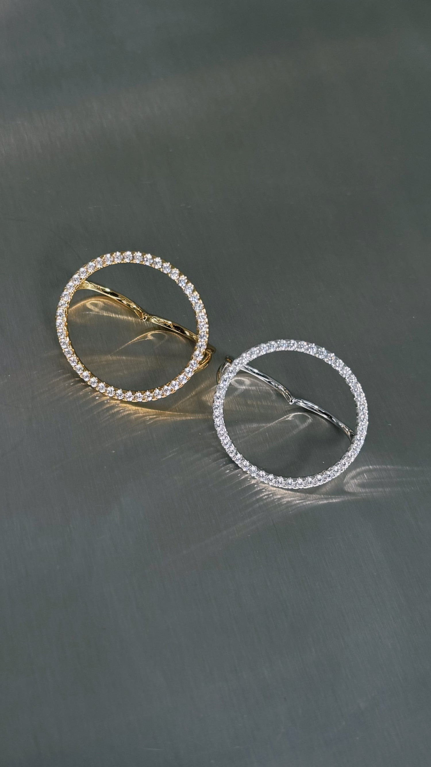 Joy Diamond Ring-Goud/Zilver