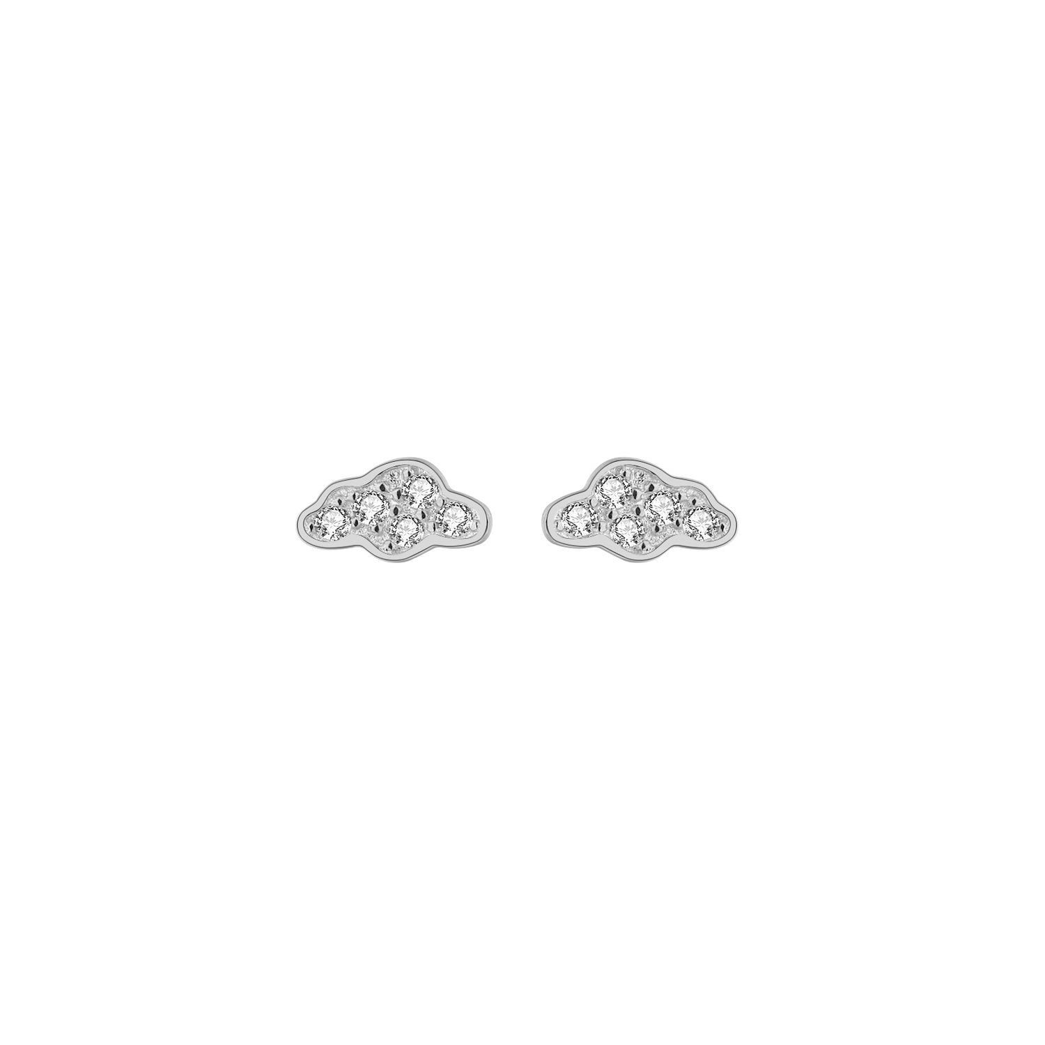 Little Cloud Earring-Goud/Zilver