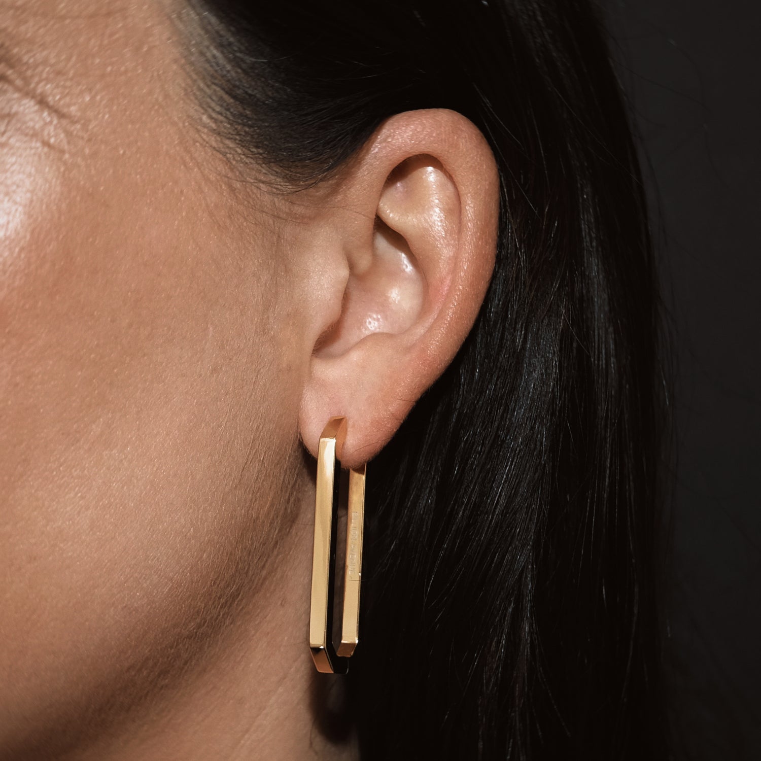 Octa Long Earring-Goud/Zilver