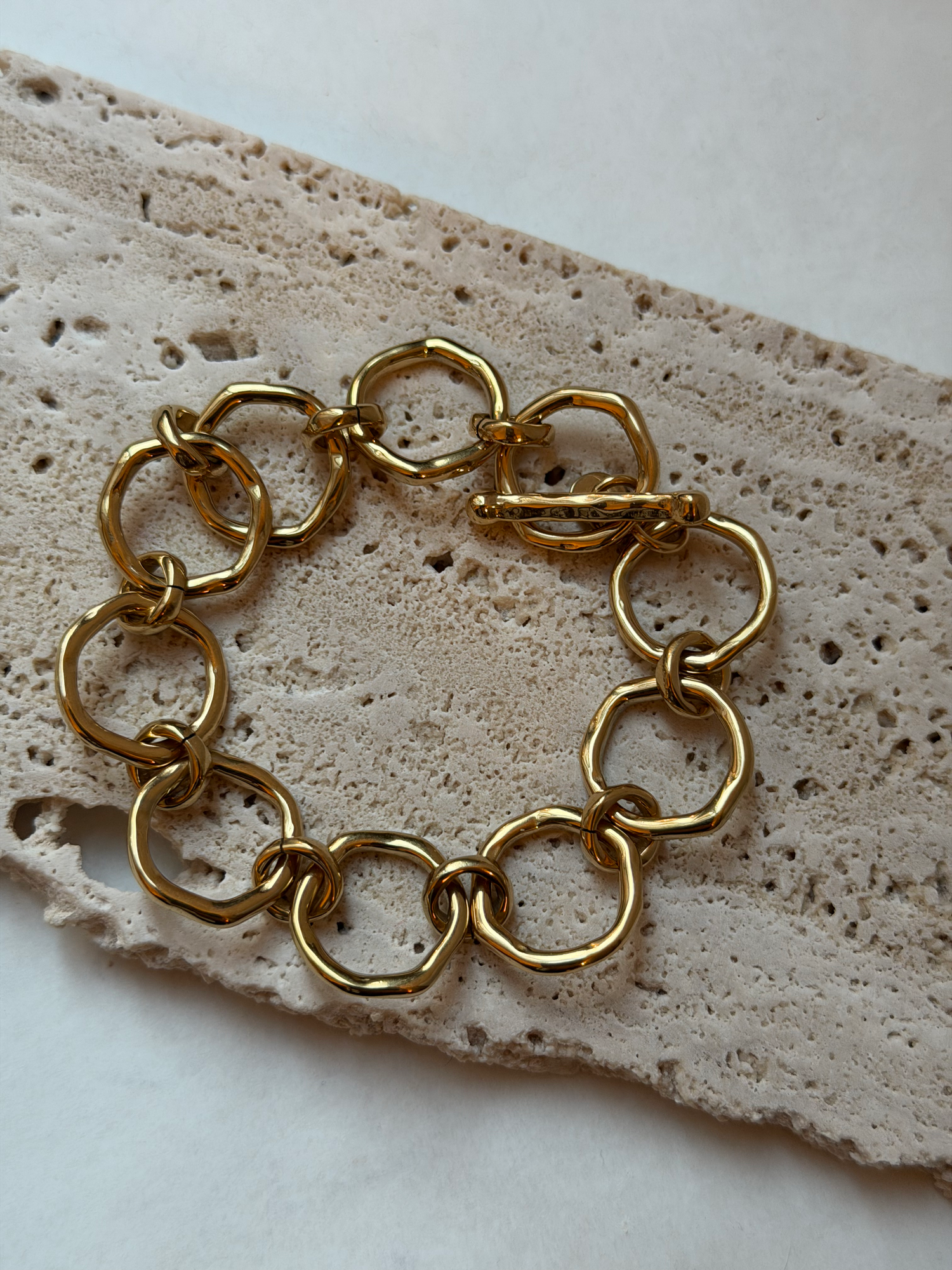 Rough Circle Bracelet