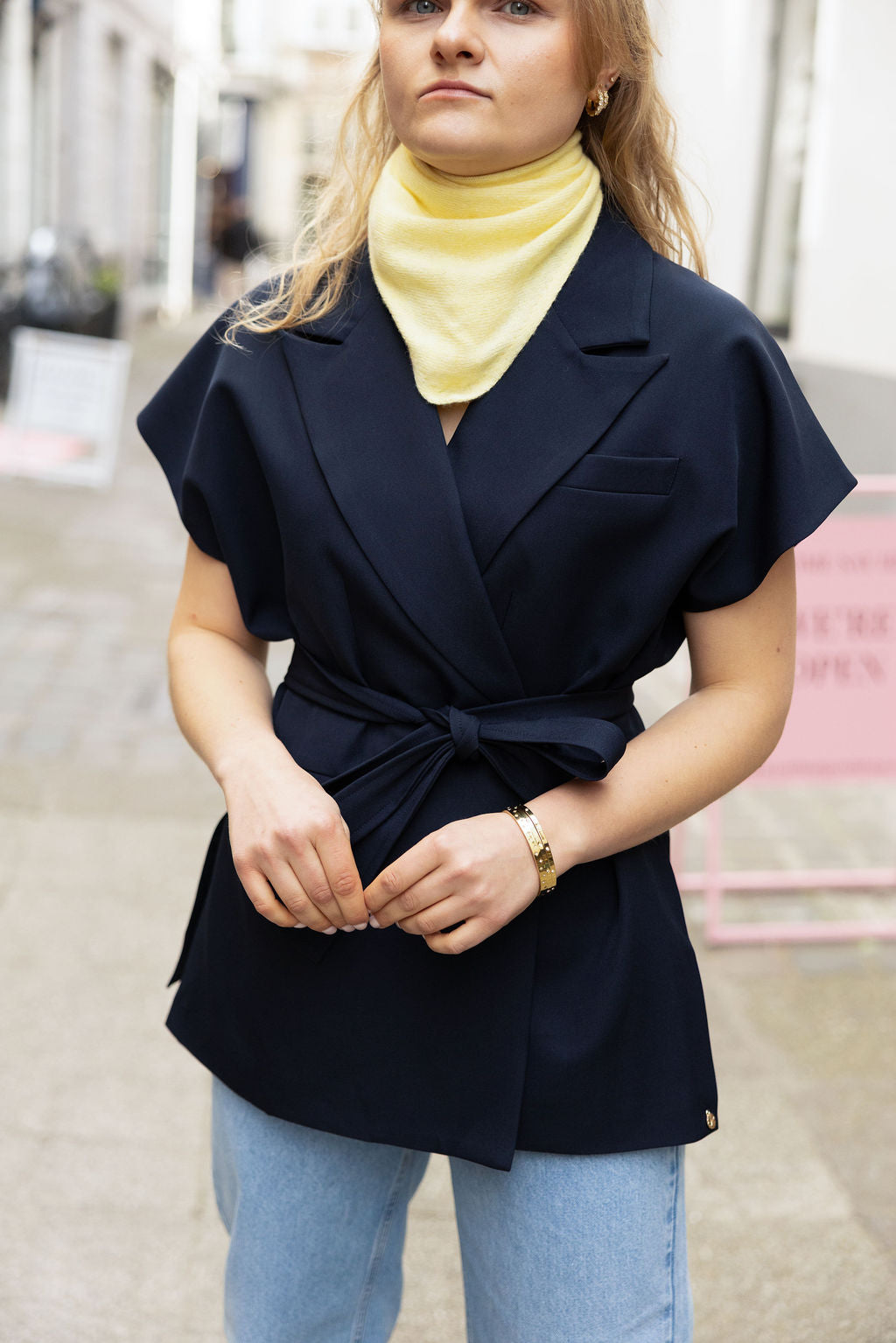 Luka Blazer Marine Blue