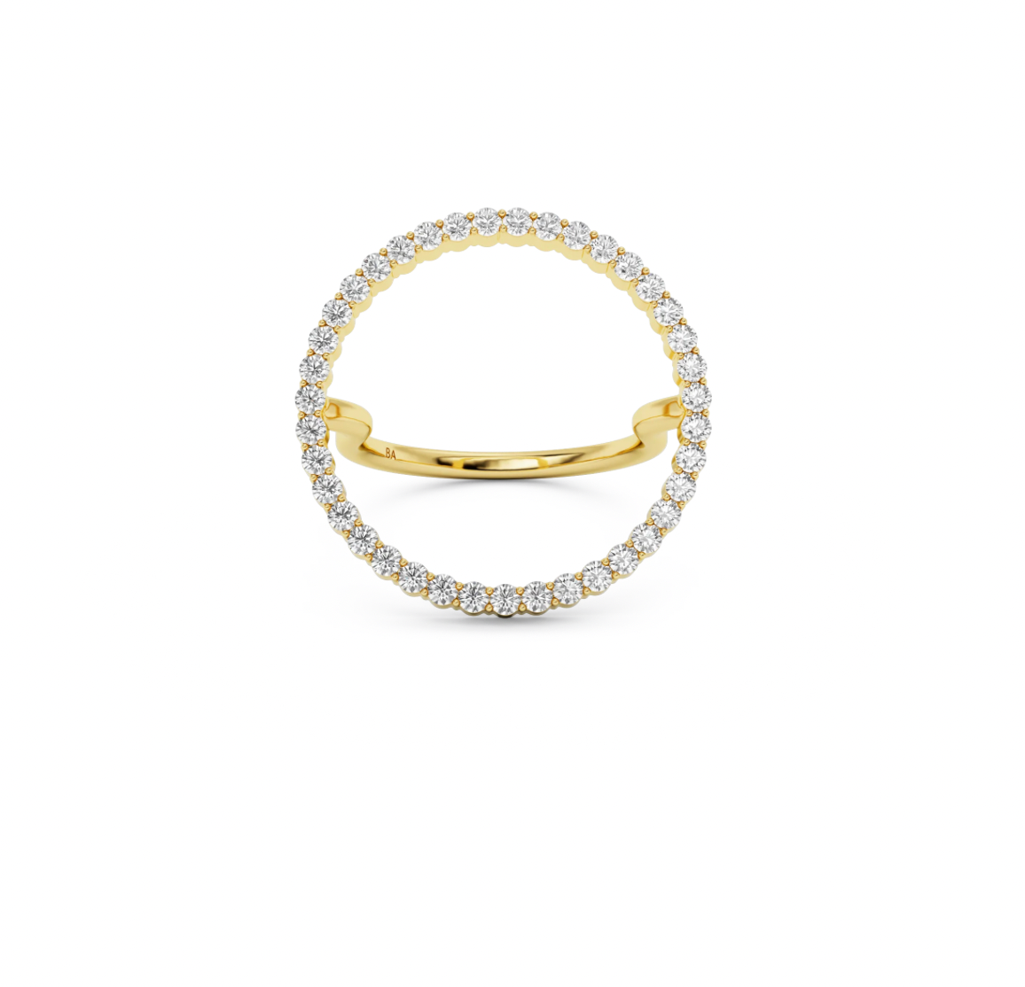 Jill Diamond Ring-Goud/Zilver