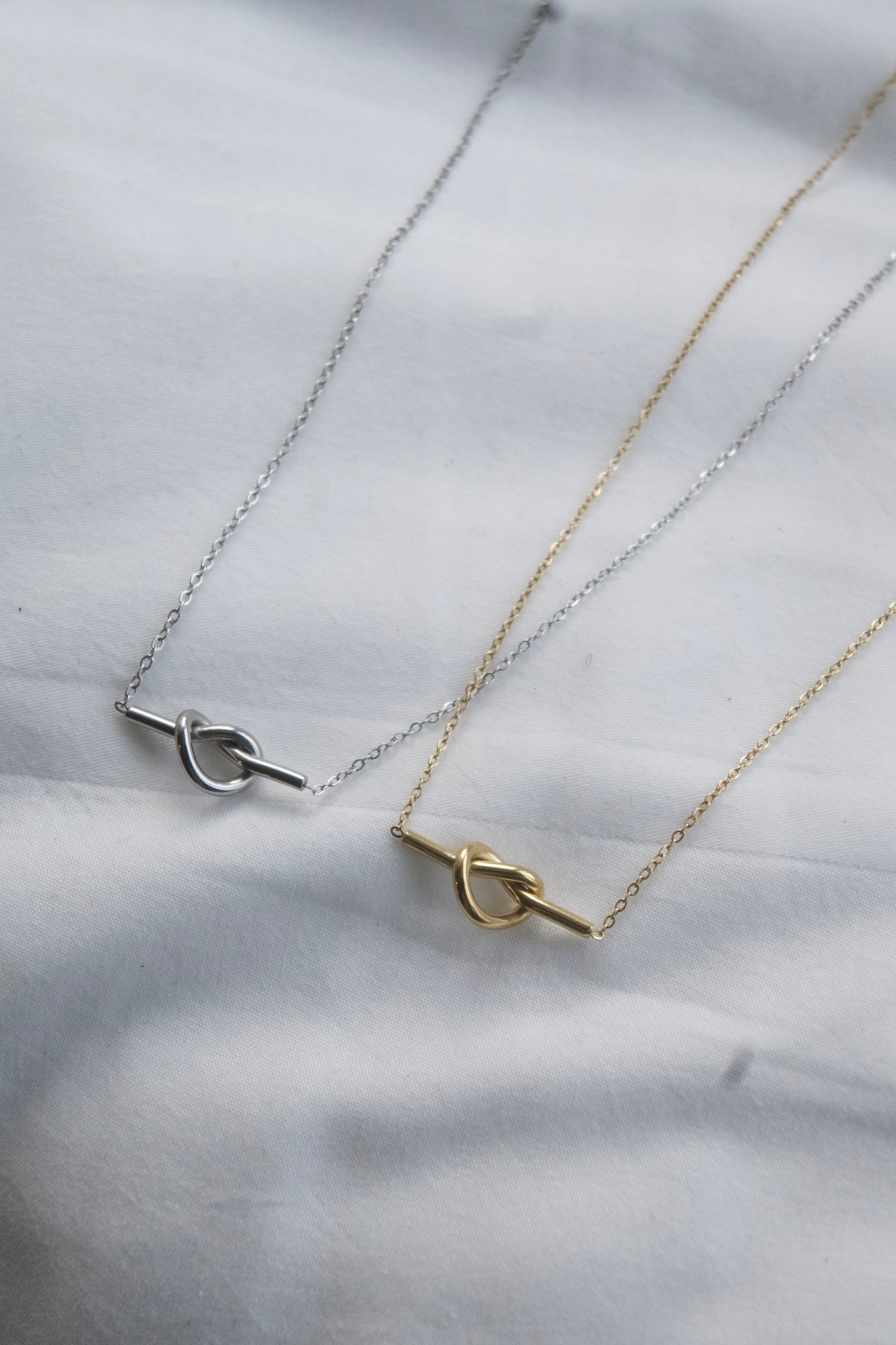 Zenia Knott Necklace-Goud/Zilver