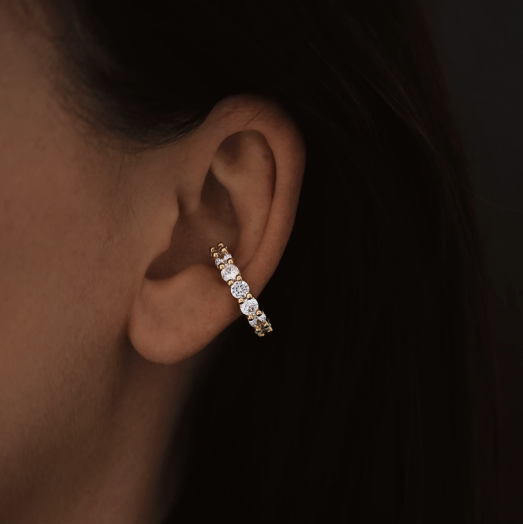 Iris Diamond Ear Cuff