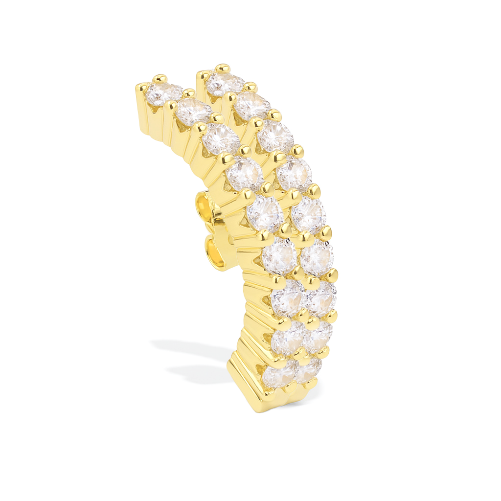 Iris Double Hug Earstud
