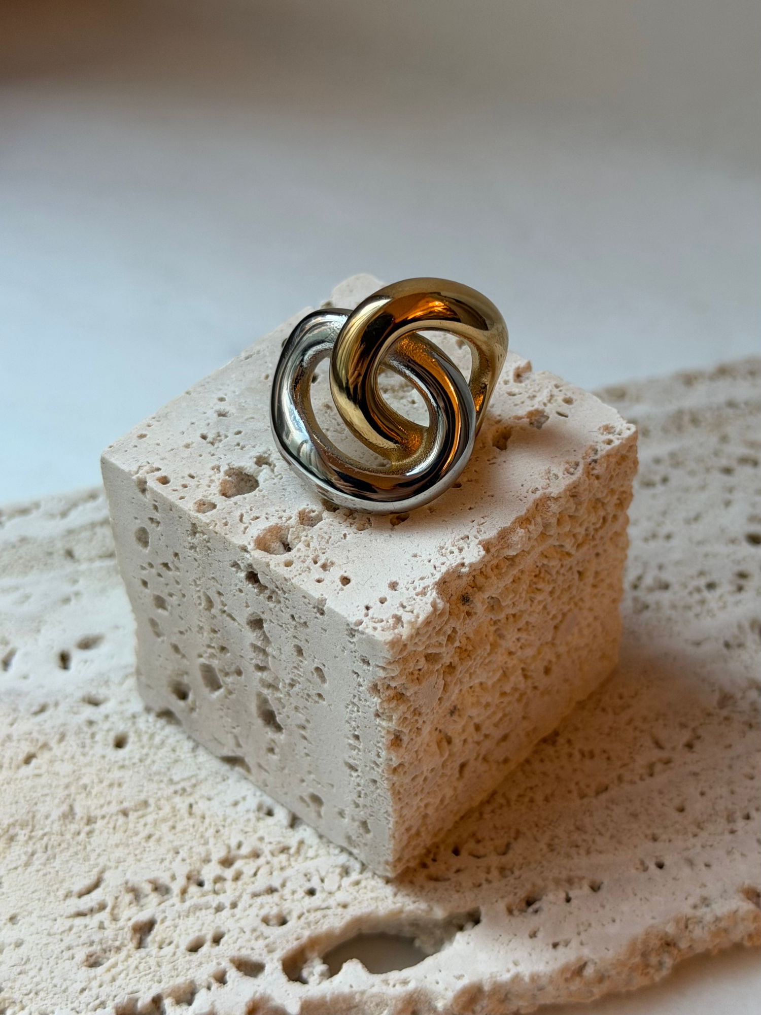 Big Double Combi Circle Ring