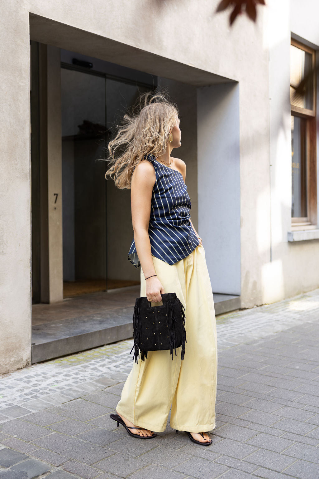 Daphne Fringe Bag Brown