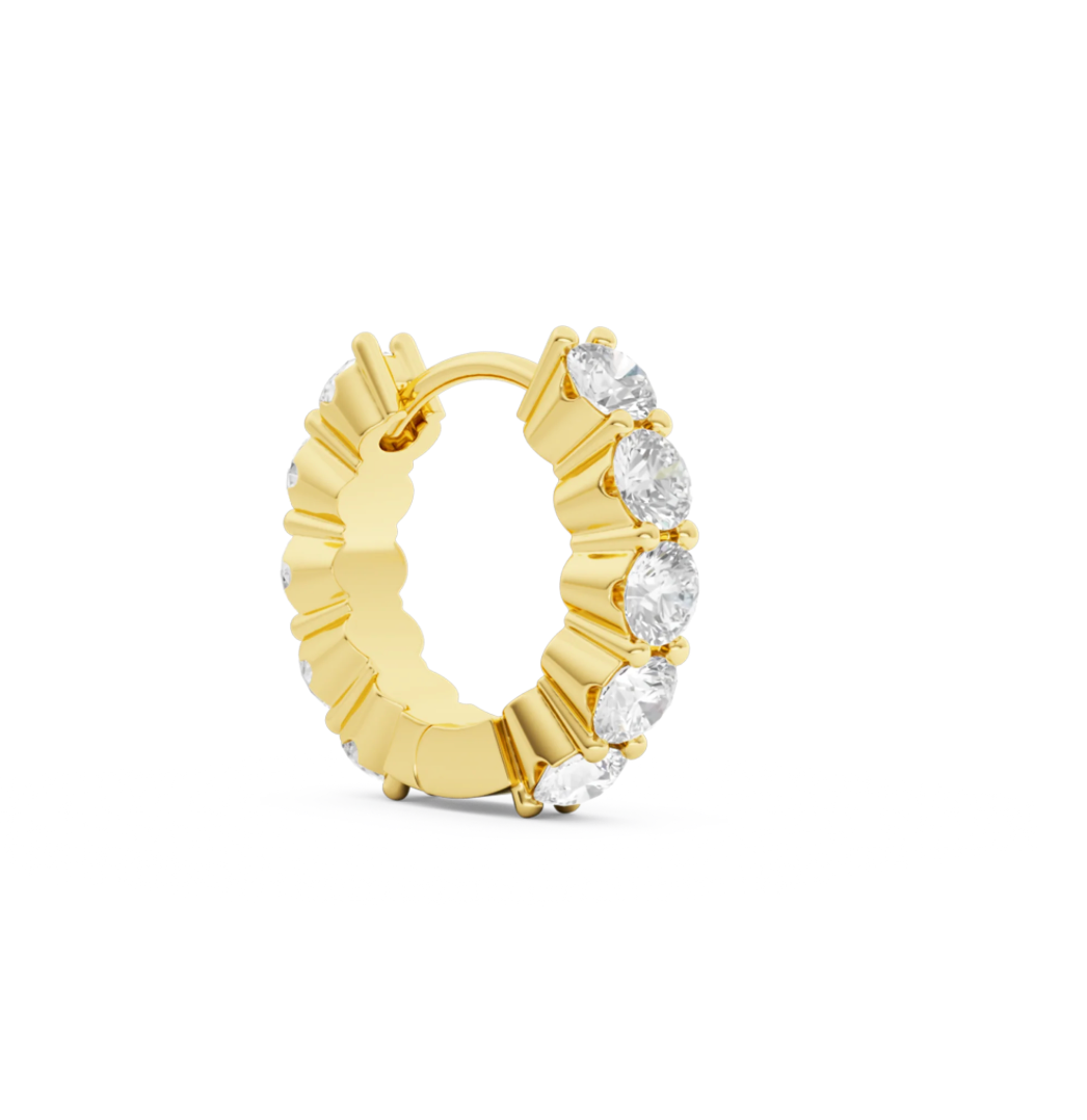 Iris Earring-Goud/Zilver