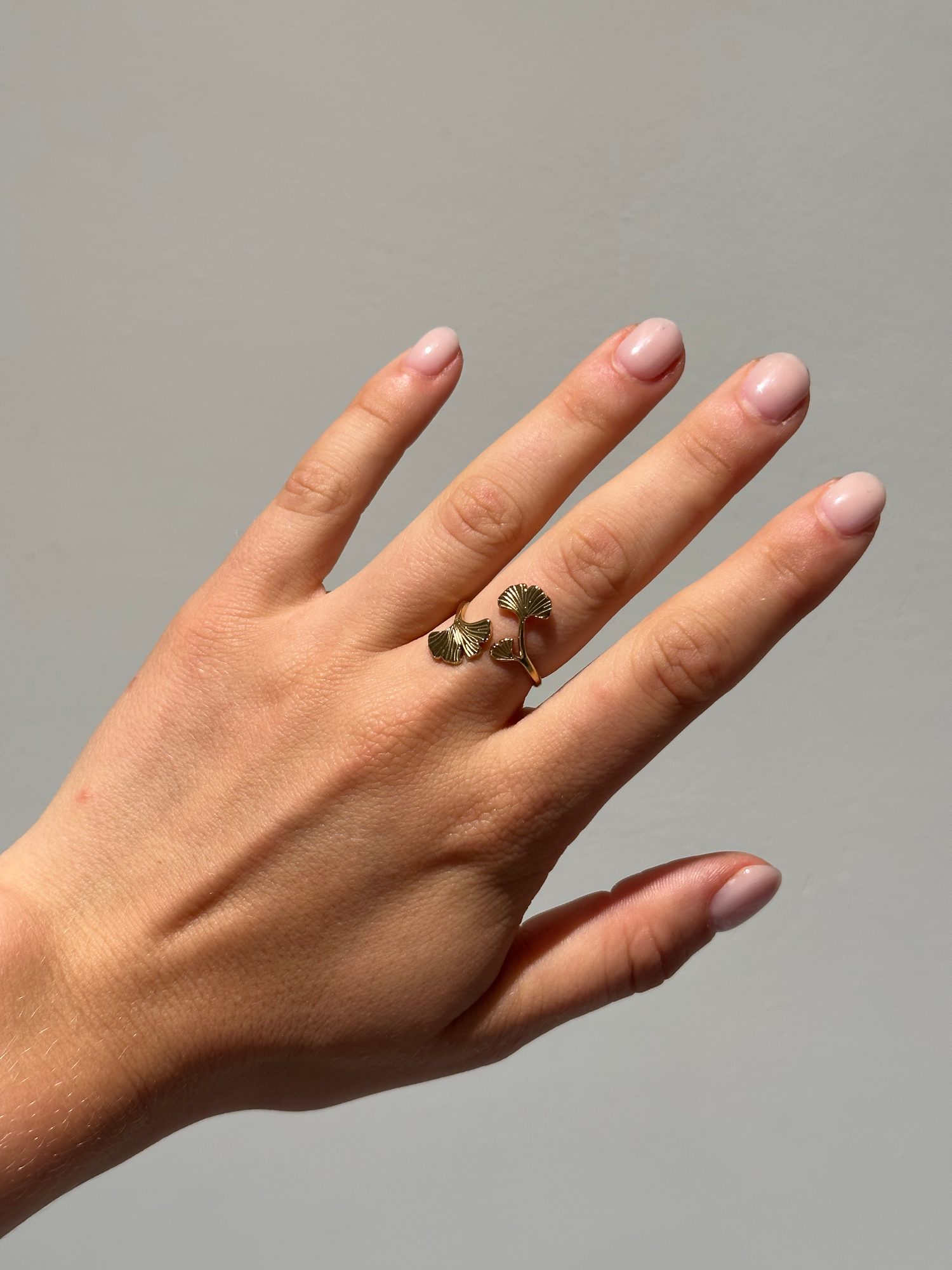 Double Leaf II Ring-Goud
