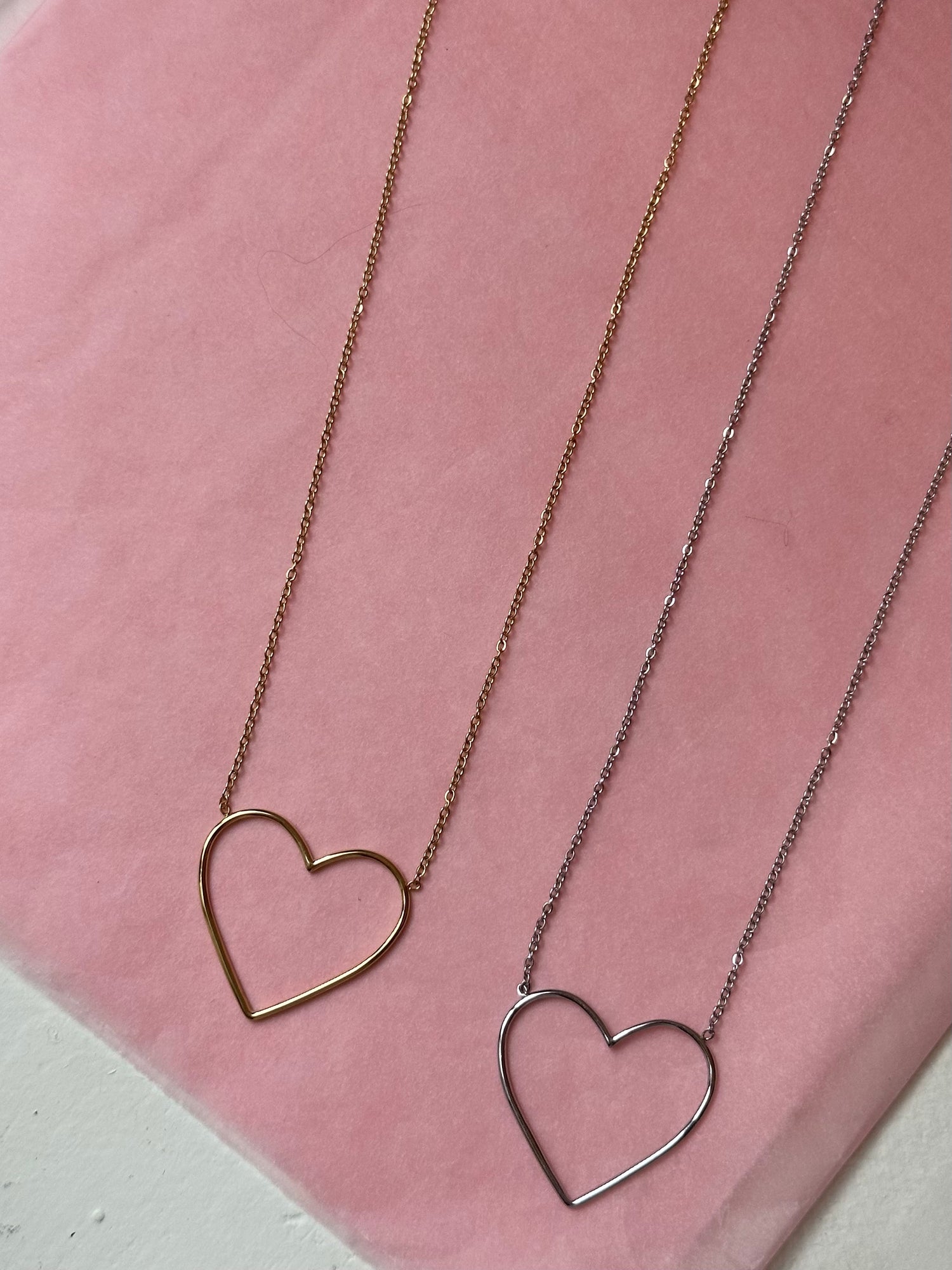 Little Golden Love II Necklace-Goud/Zilver