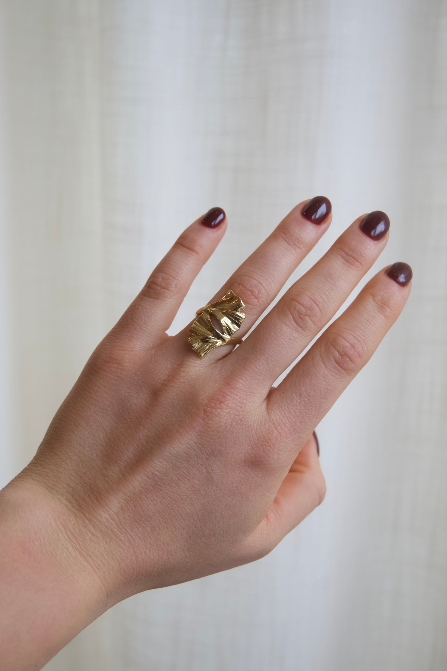Naomi Double Leaf Ring