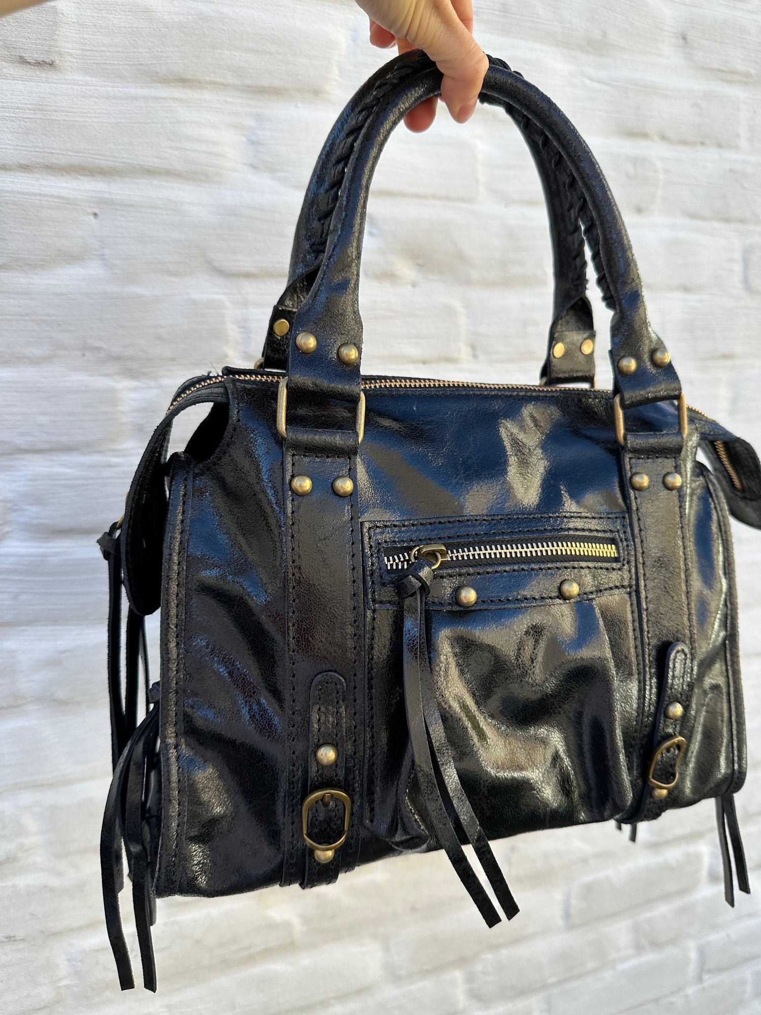 Kate Leather Bag Black