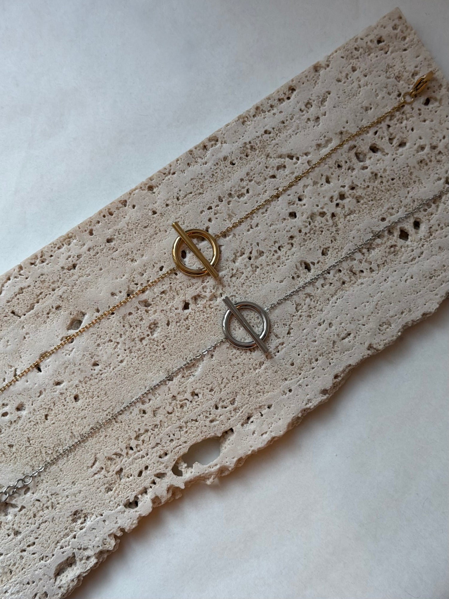 Arianne Circle Bracelet-Goud/Zilver