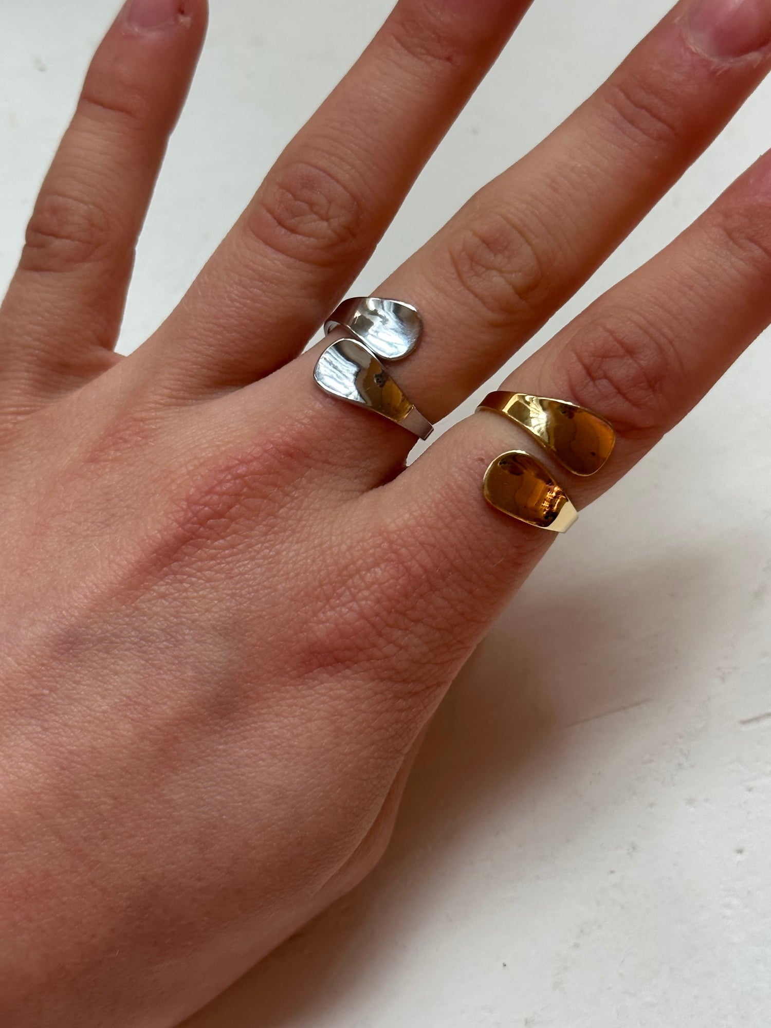 Big Hug Ring-Goud/Zilver