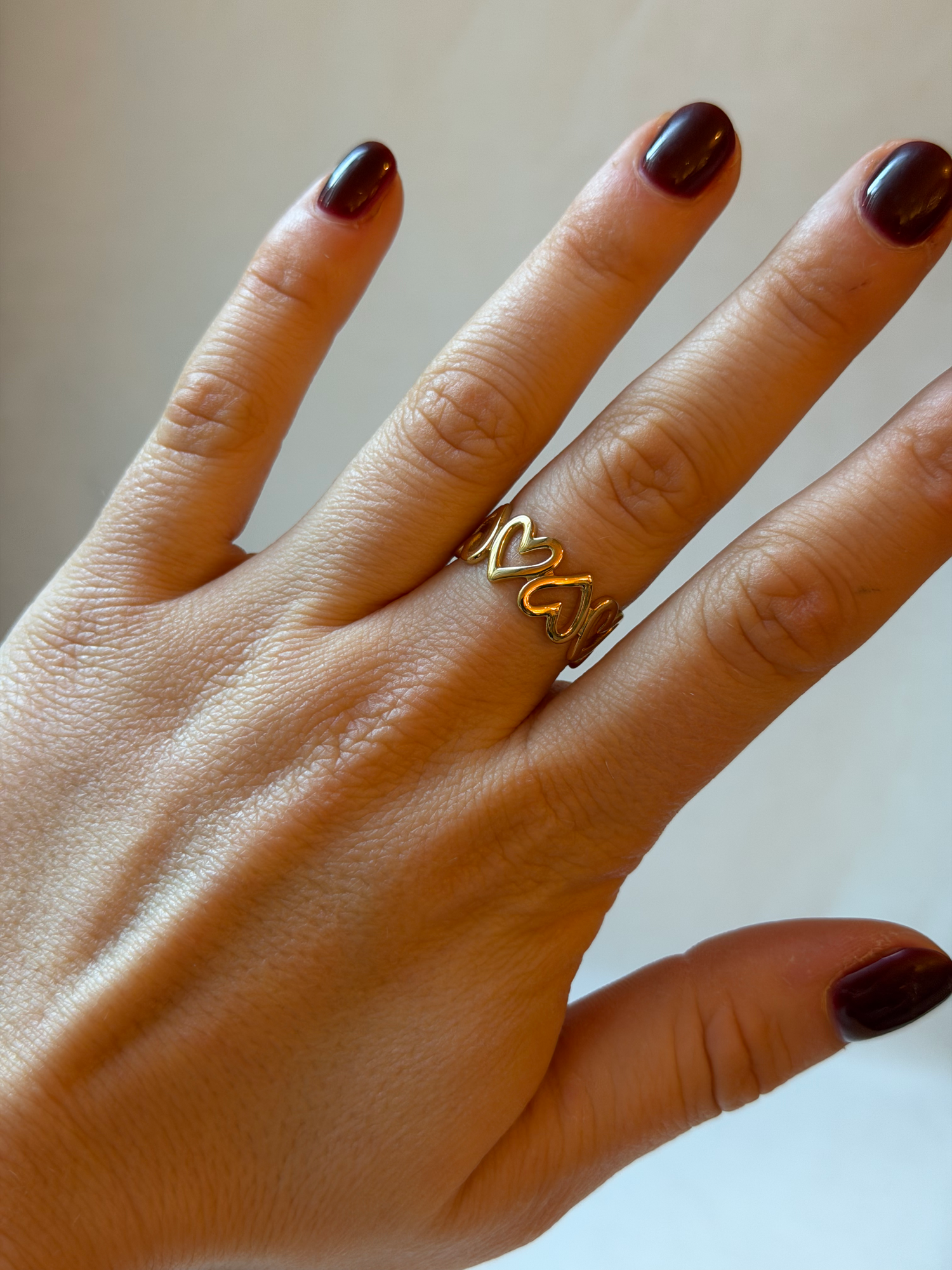 Multi Hearts Ring