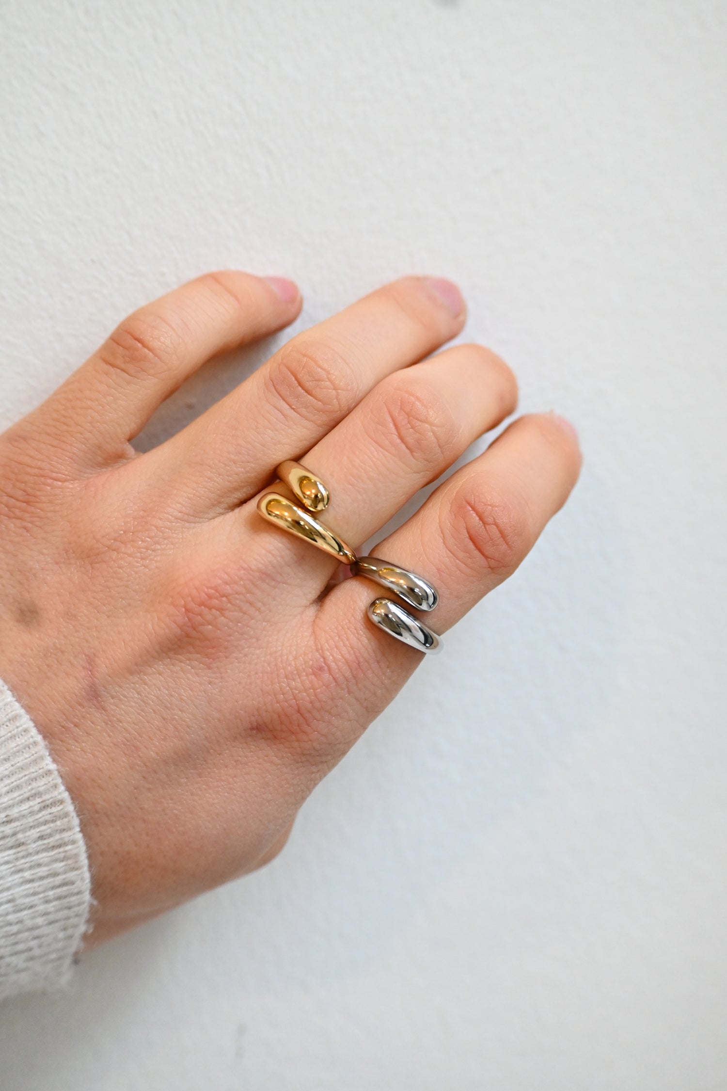 Hug Me Ring-Zilver/Goud