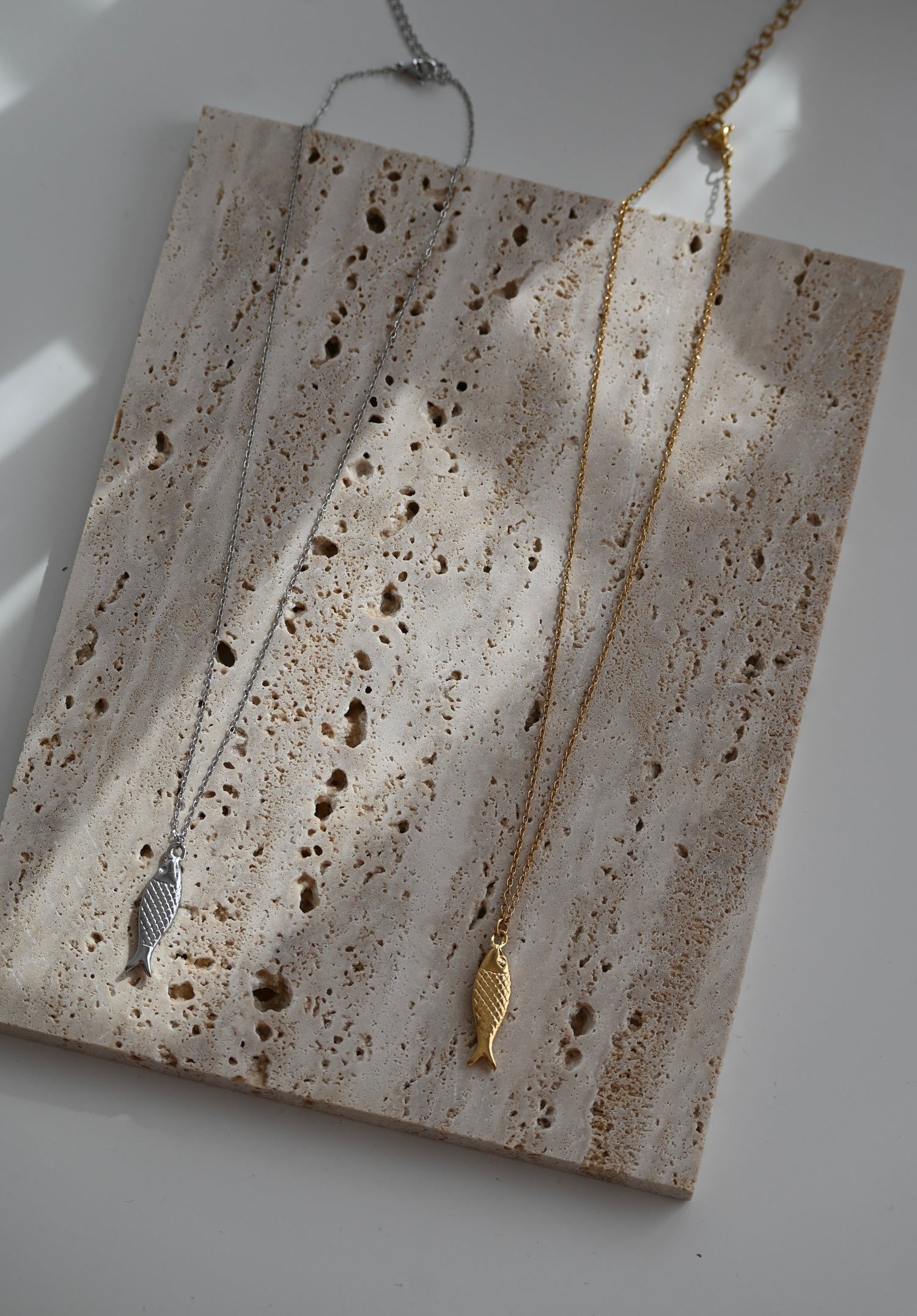 Little Fish Necklace-Goud/ZIlver