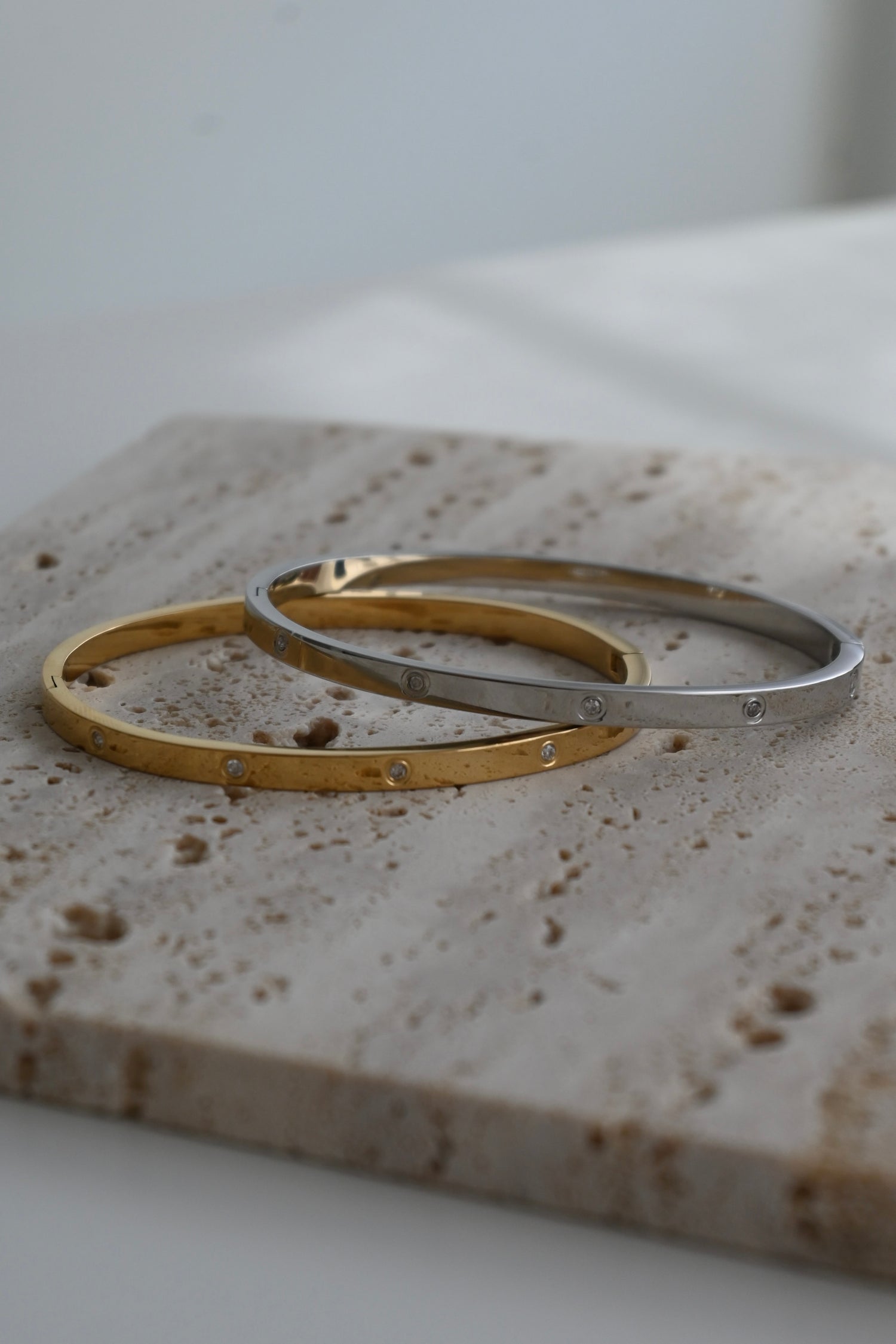 Little Diamond Point Bracelet-Goud/Zilver