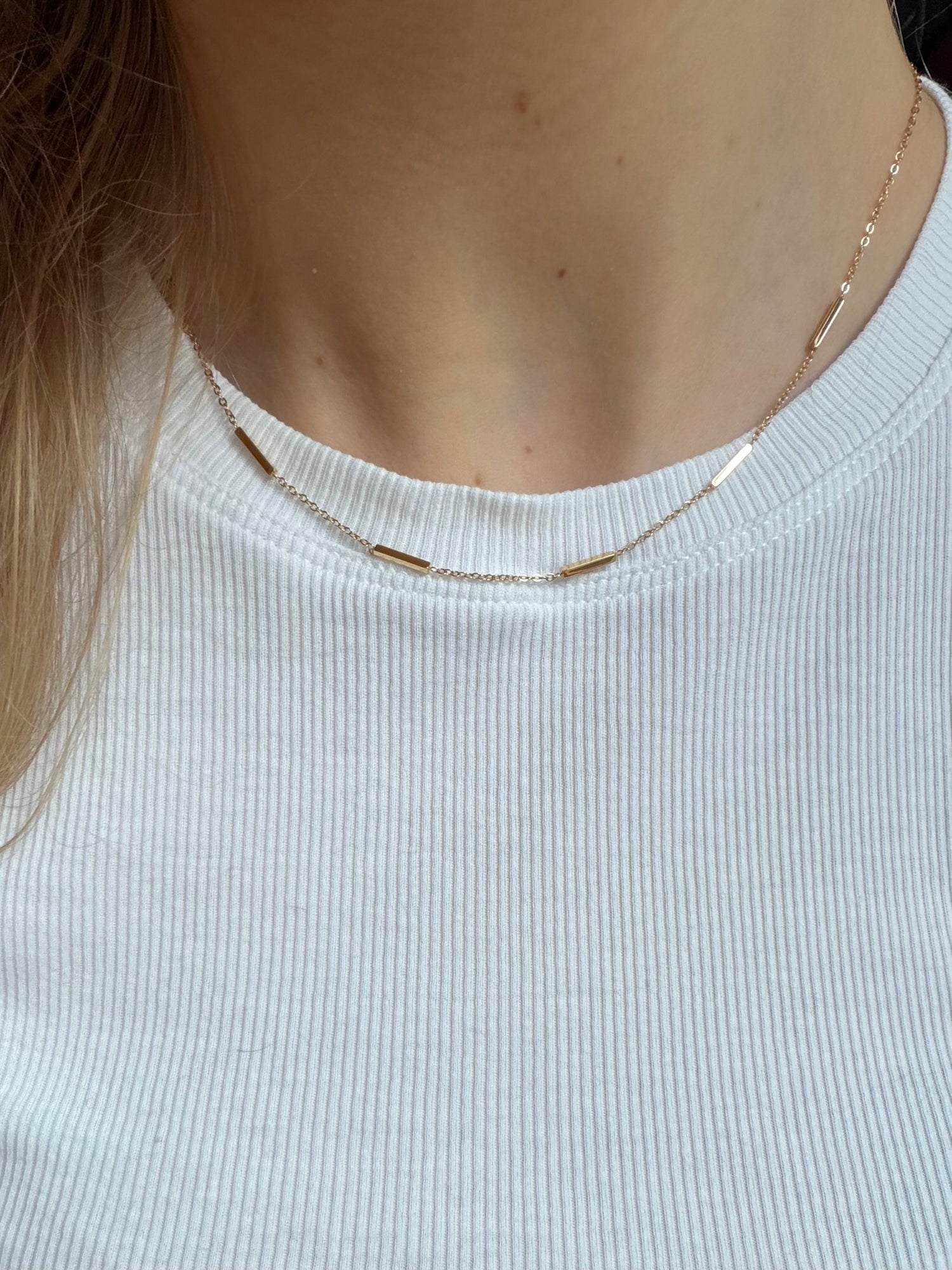Golden Bar Necklace