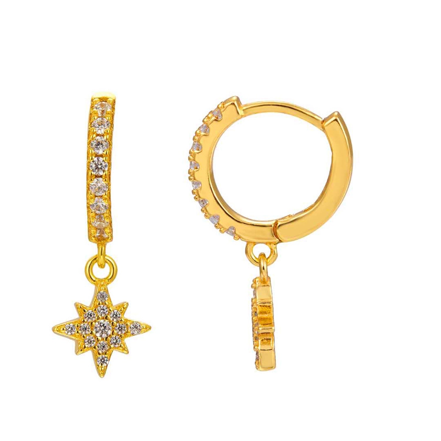 Didi Little Star Earring-Goud/Zilver