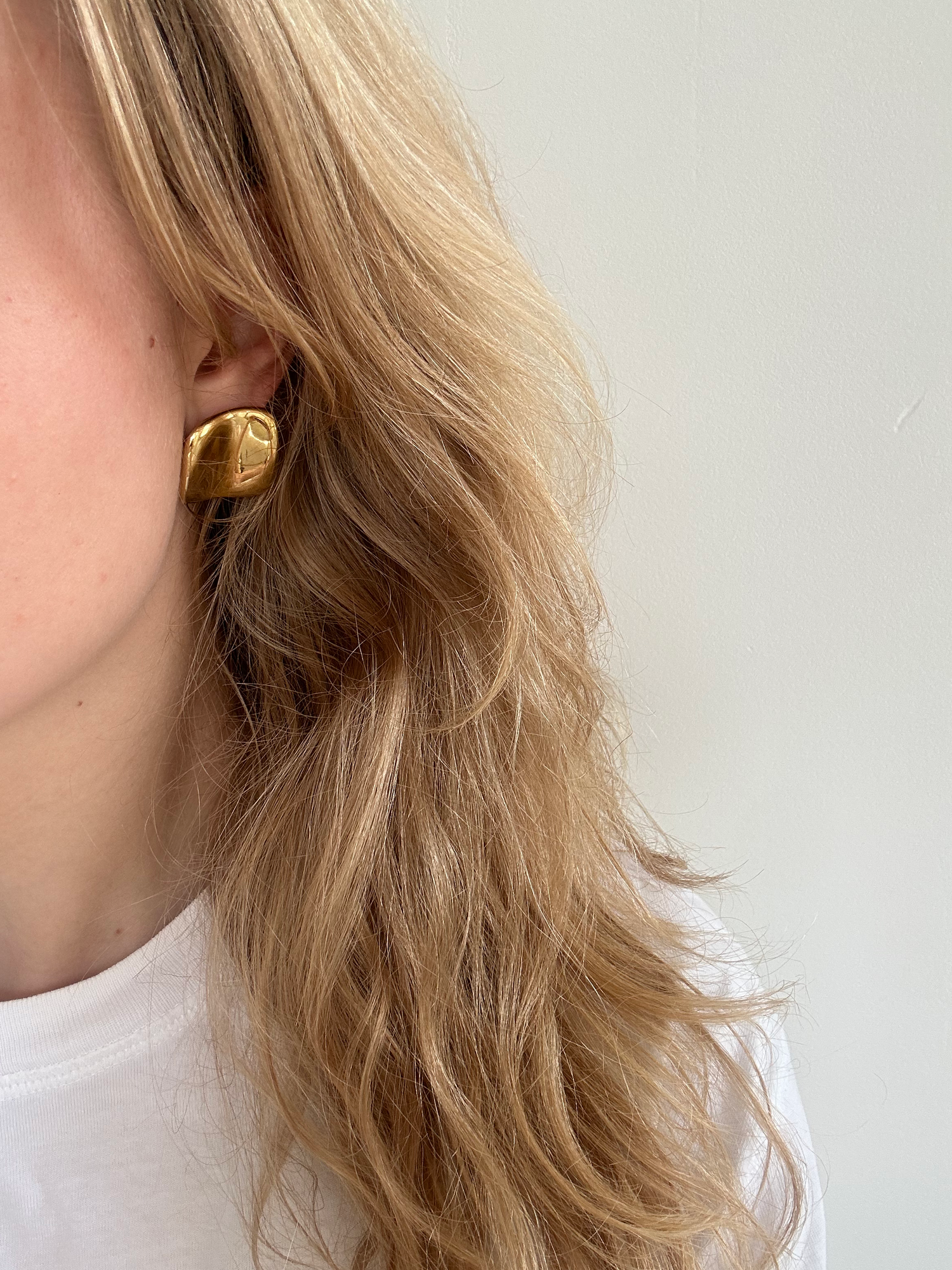 Billie Square Earrings-Goud/Zilver