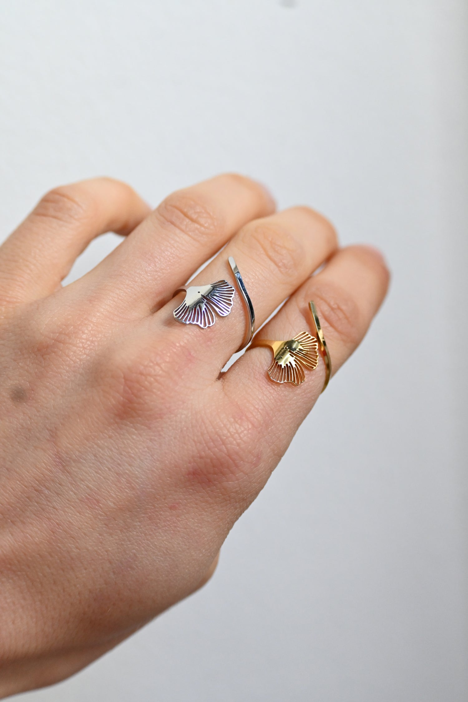 Blooming Flower Ring-Goud/Zilver