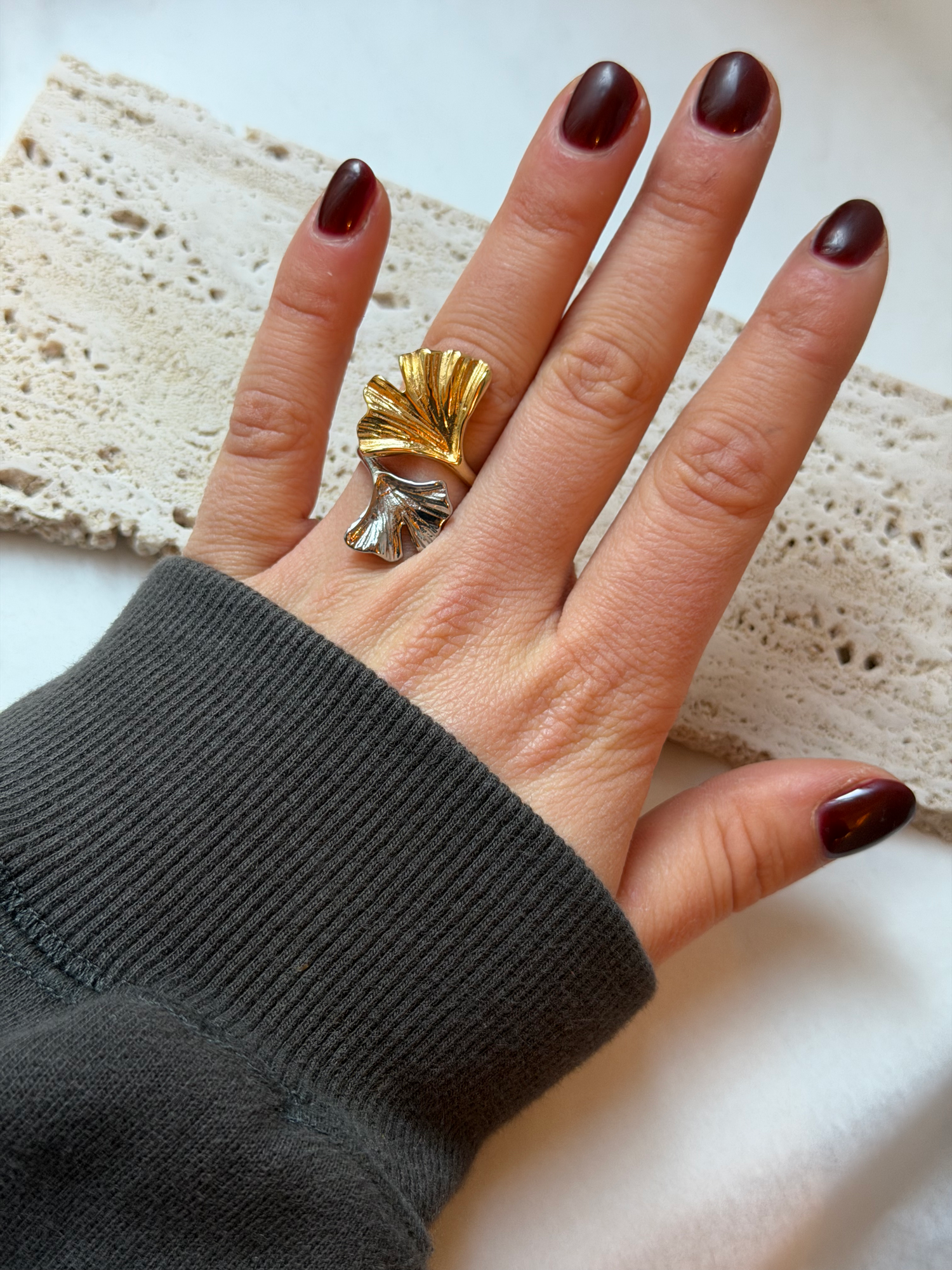 Sophie Leafe Ring Combi