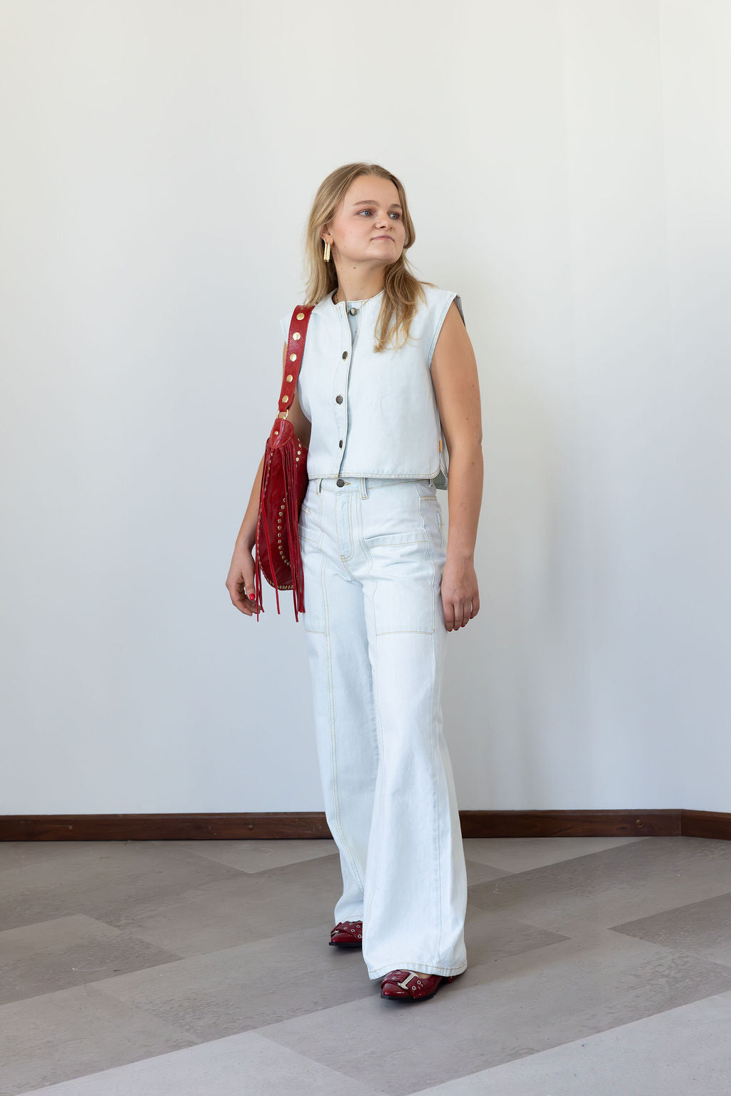 H&Y Gilet Gilly Light Blue