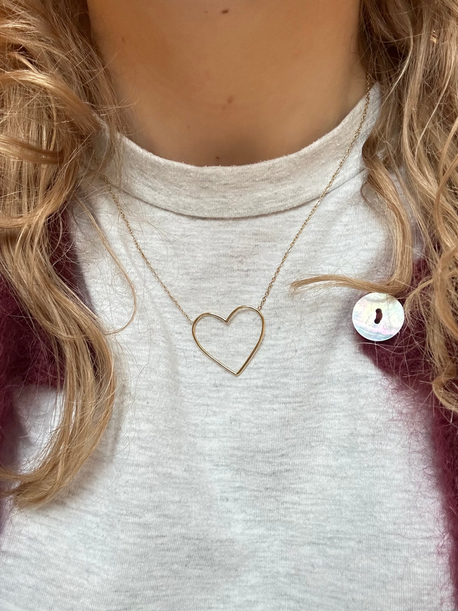 Little Golden Love II Necklace-Goud/Zilver
