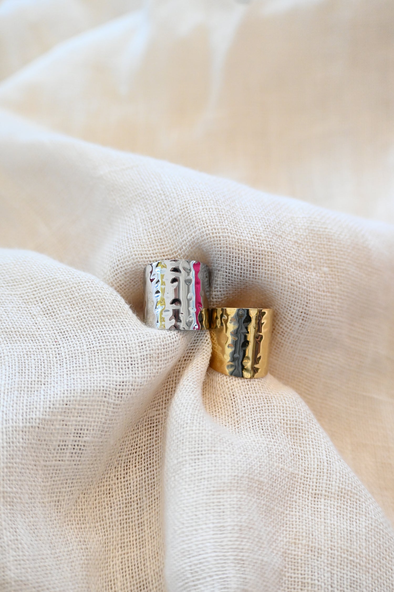 Iris Stone Ring/Goud-Zilver